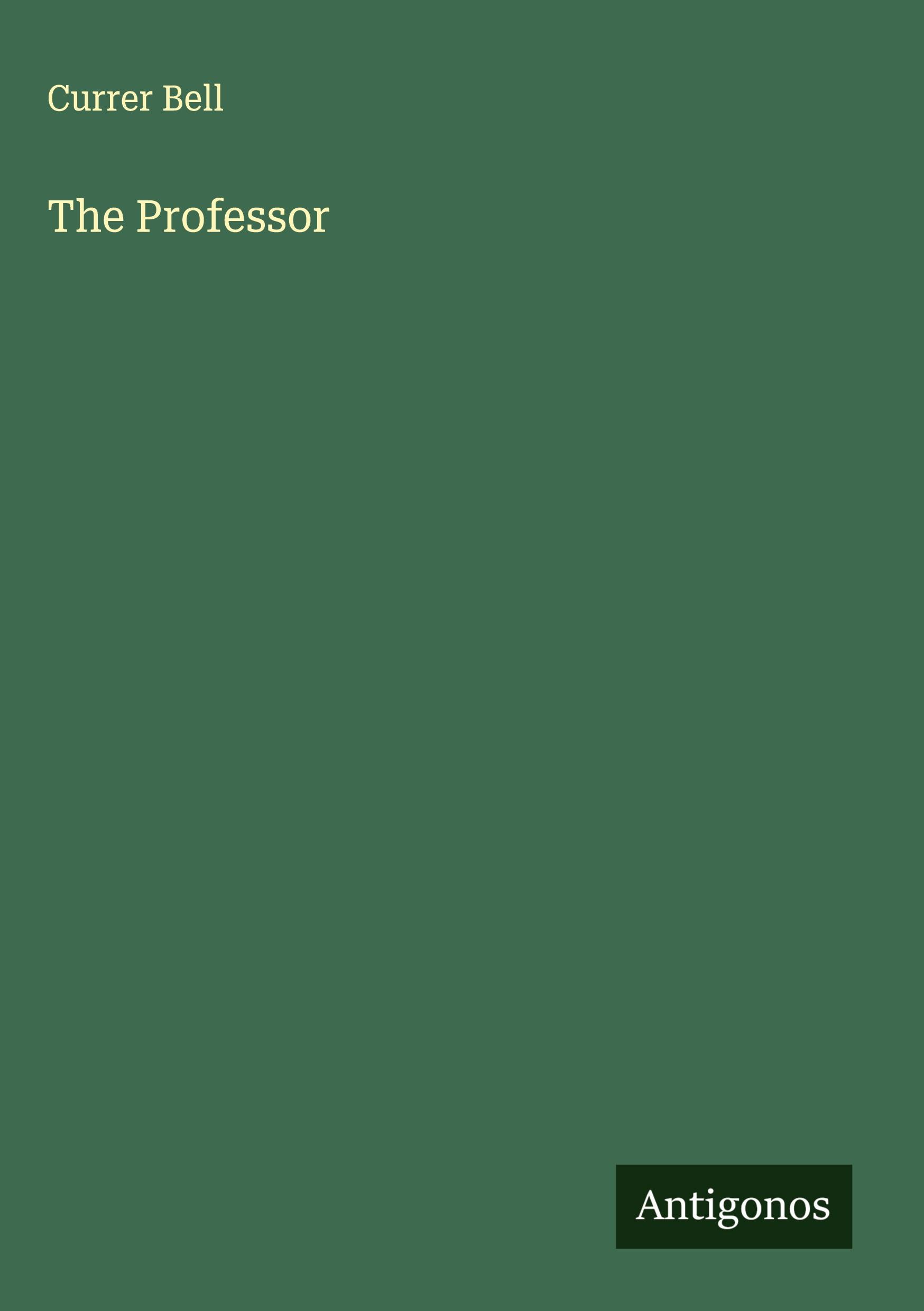Vorderes Coverbild The Professor