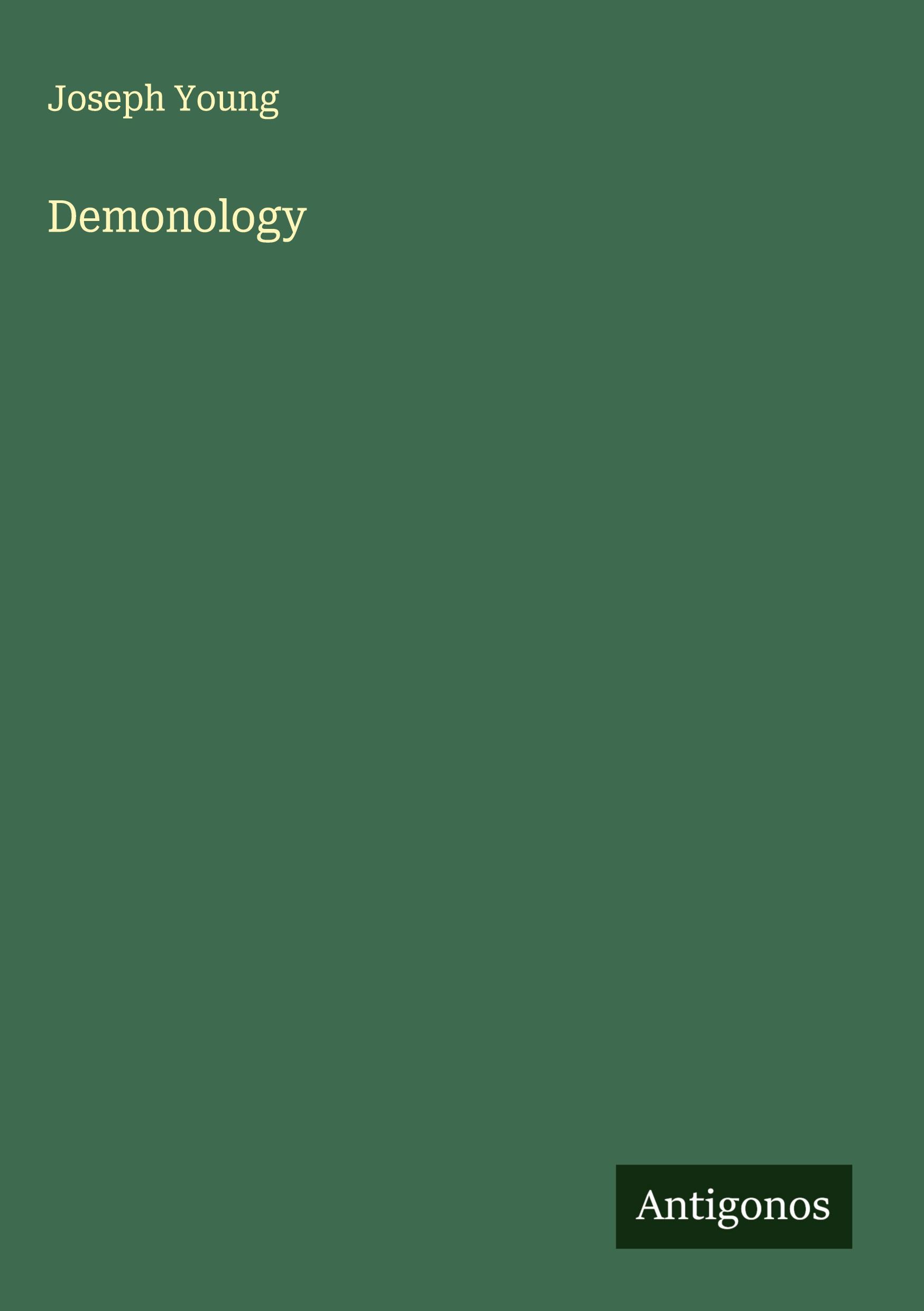 Vorderes Coverbild Demonology