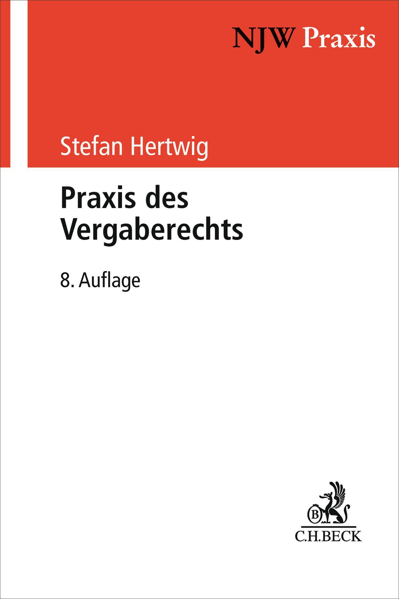 Vorderes Coverbild Praxis des Vergaberechts
