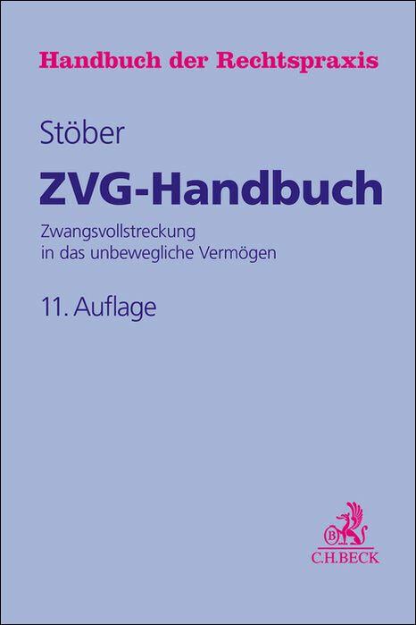 Vorderes Coverbild ZVG-Handbuch