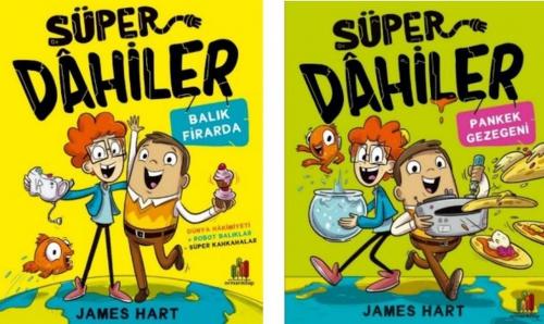 Vorderes Coverbild Süper Dahiler Kahkaha Kitap Seti 2 Kitap