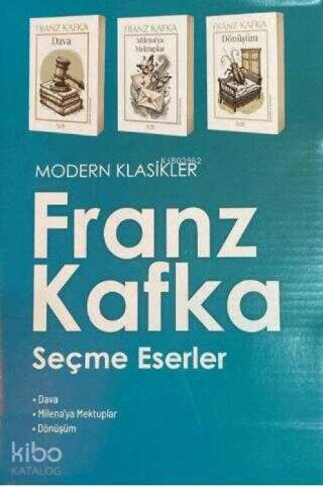 Vorderes Coverbild Modern Klasikler Franz Kafka Secme Eserler