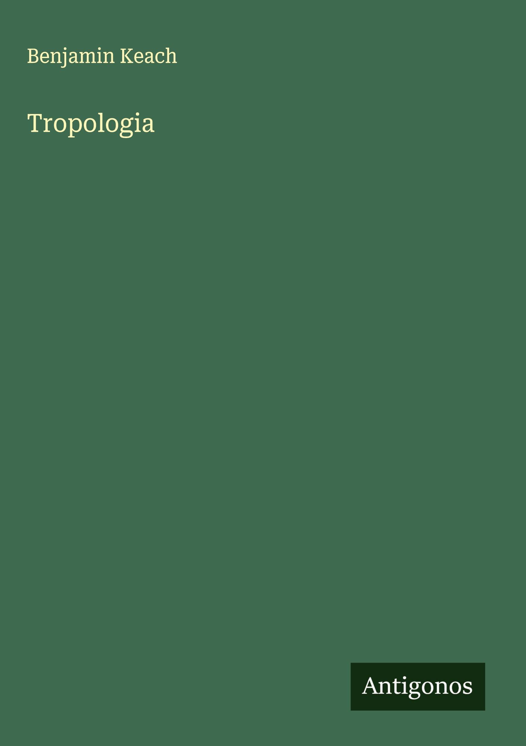 Vorderes Coverbild Tropologia
