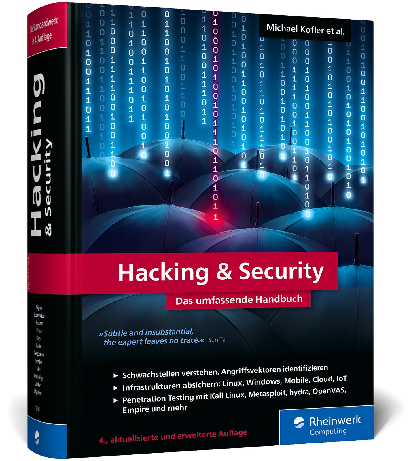 Vorderes Coverbild Hacking u. Security