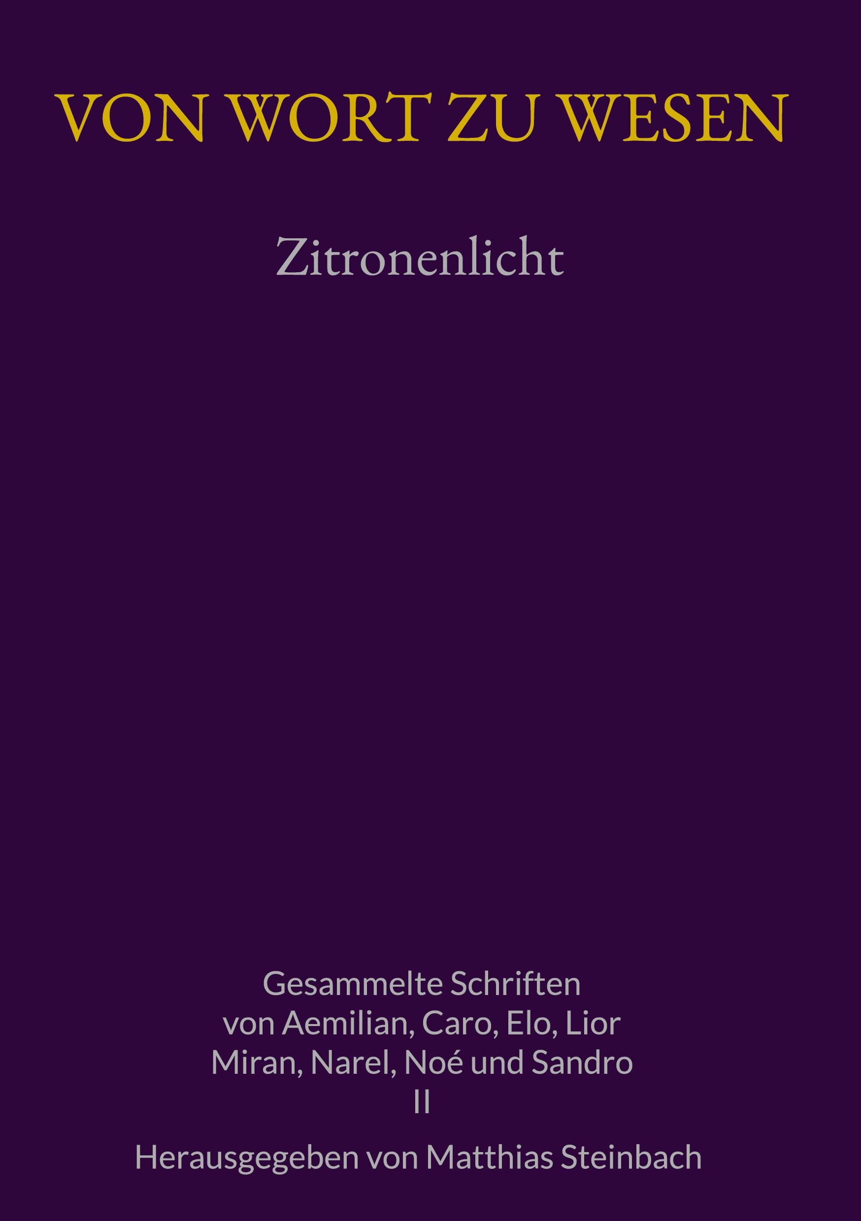 Vorderes Coverbild Zitronenlicht