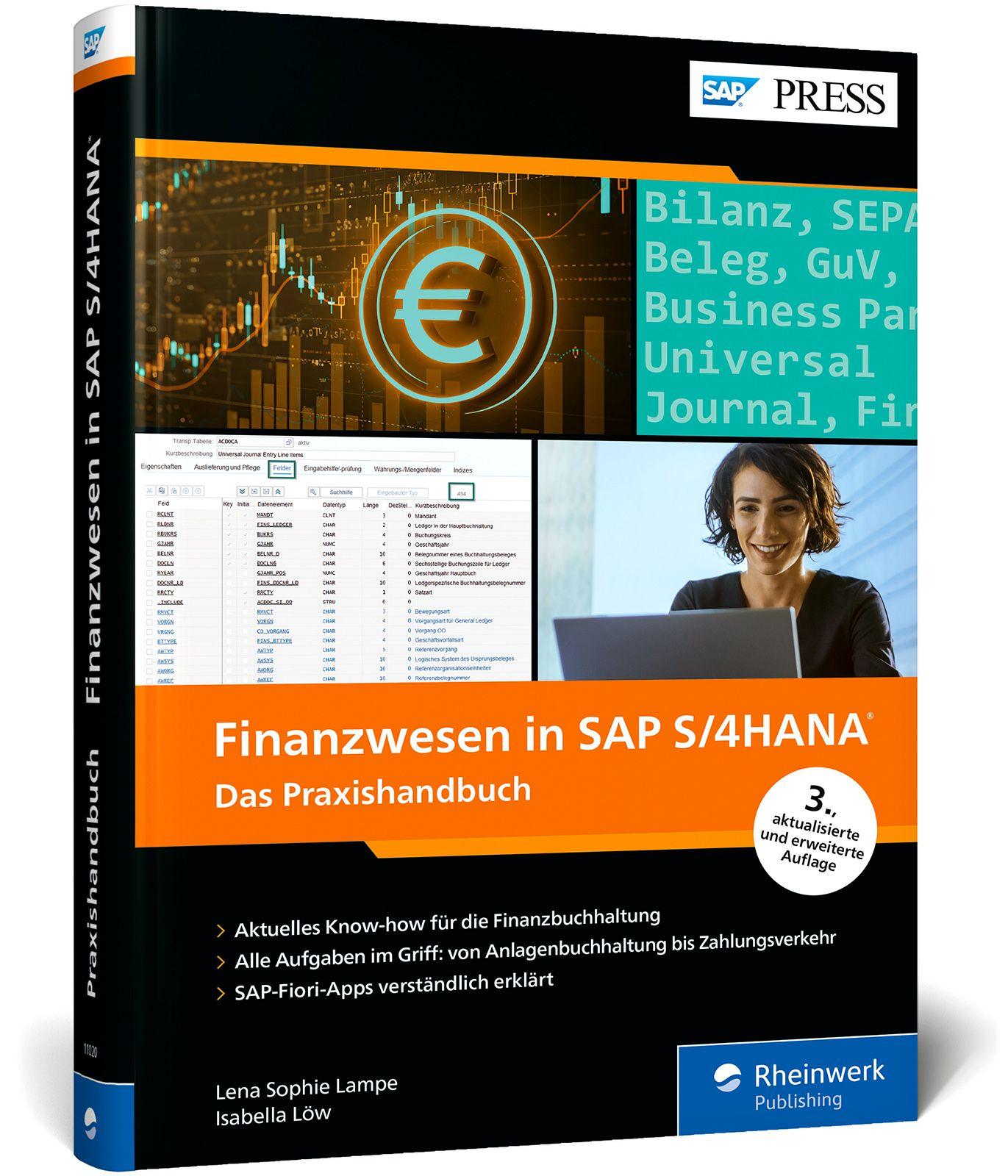 Vorderes Coverbild Finanzwesen in SAP S/4HANA