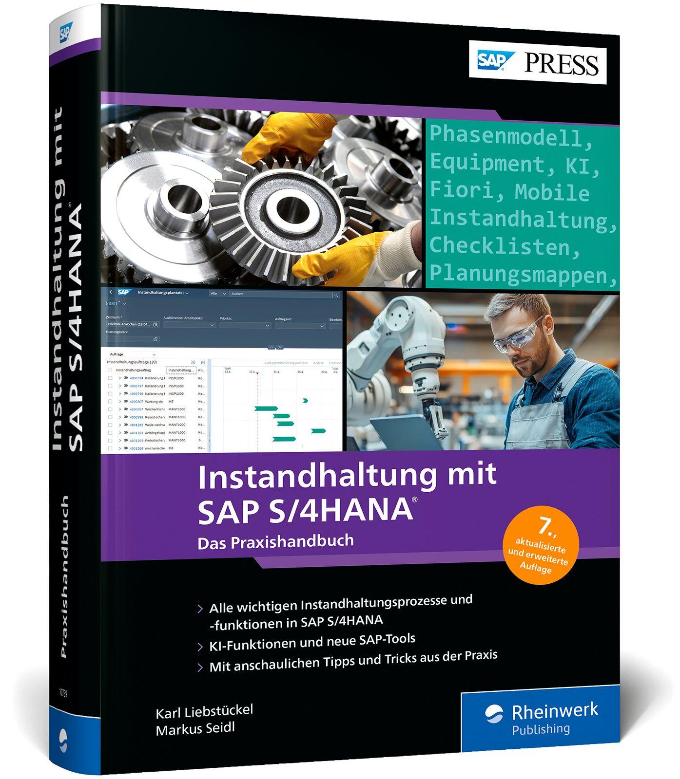 Vorderes Coverbild Instandhaltung mit SAP S/4HANA
