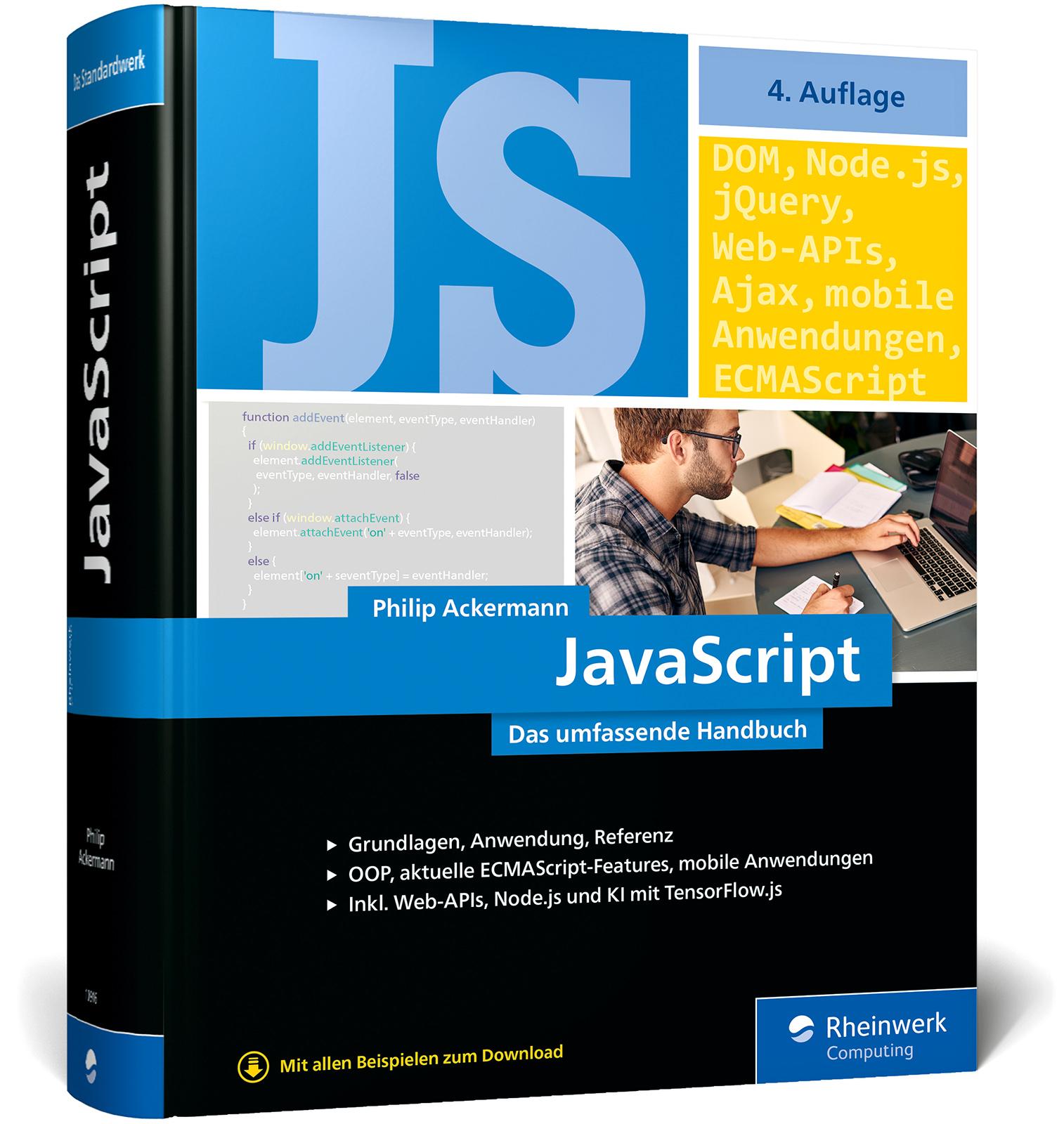 Vorderes Coverbild JavaScript