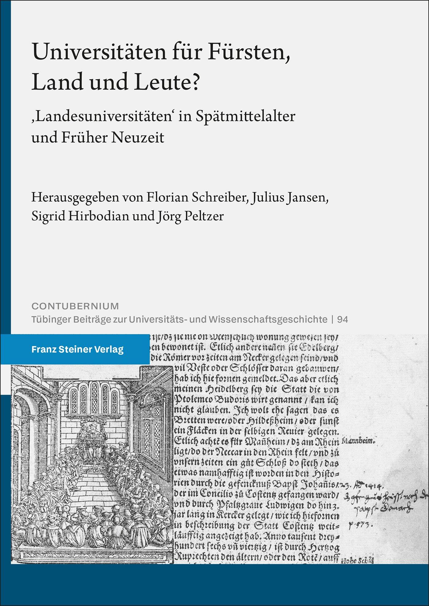 Vorderes Coverbild Universitäten für Fürsten, Land und Leute?