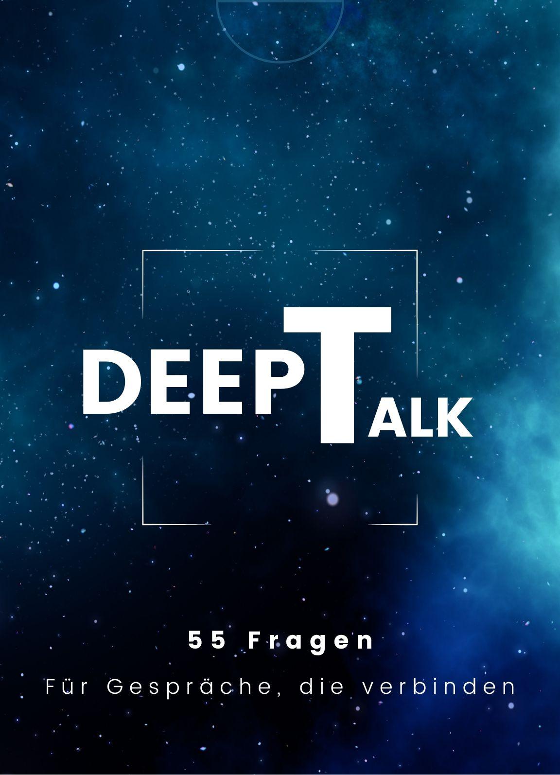 Vorderes Coverbild DeepTalk Gesprächsfragekarten (Poket Size)