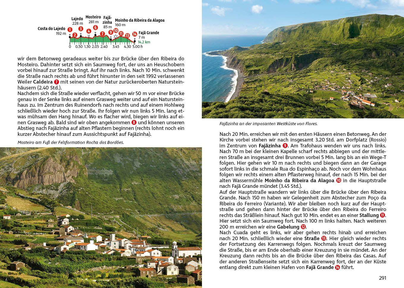 Beispielinhalt (Bild) Azoren, Rother Wanderführer