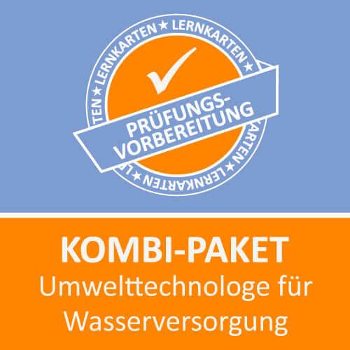 Vorderes Coverbild Kombi-Paket Umwelttechnologe für Wasserversorgung - Lernkarten