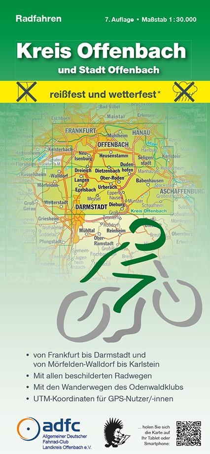 Vorderes Coverbild Radfahren - Kreis Offenbach und Stadt Offenbach