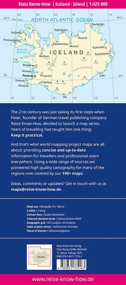 Beispielinhalt (Bild) Reise Know-How Landkarte Island | Iceland (1:425.000)