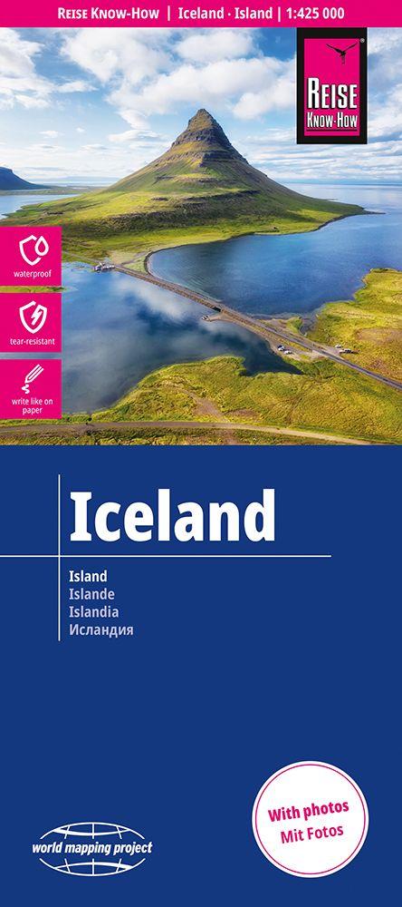 Vorderes Coverbild Reise Know-How Landkarte Island | Iceland (1:425.000)