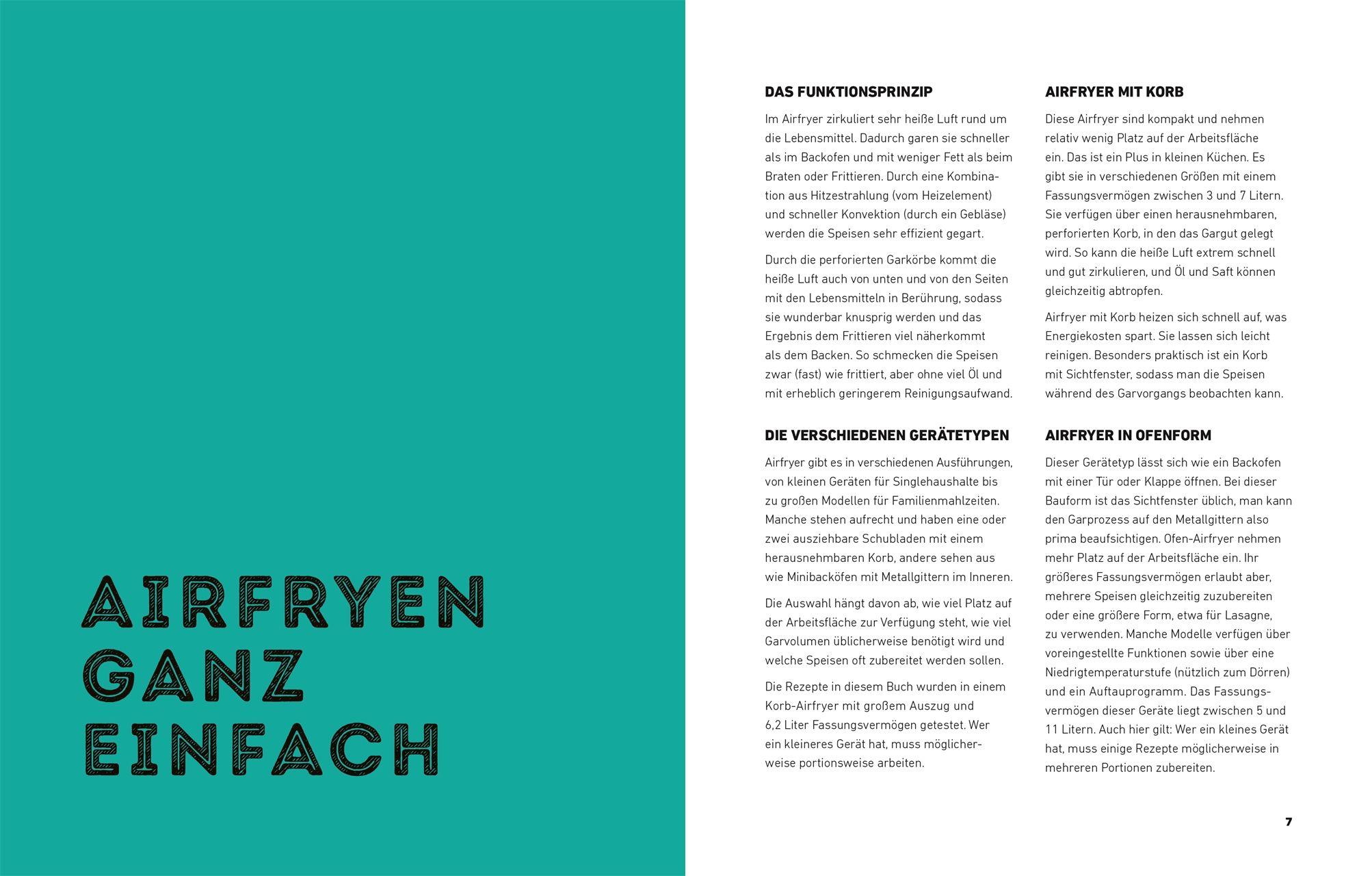 Beispielinhalt (Bild) Das ultimative Veggie Airfryer Kochbuch