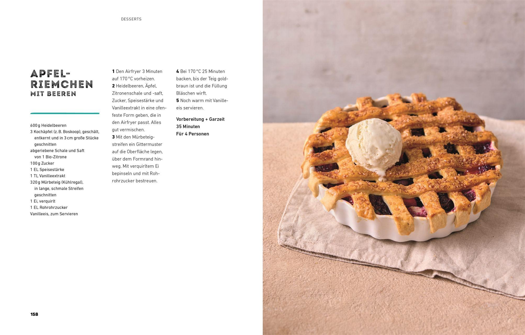 Beispielinhalt (Bild) Das ultimative Veggie Airfryer Kochbuch