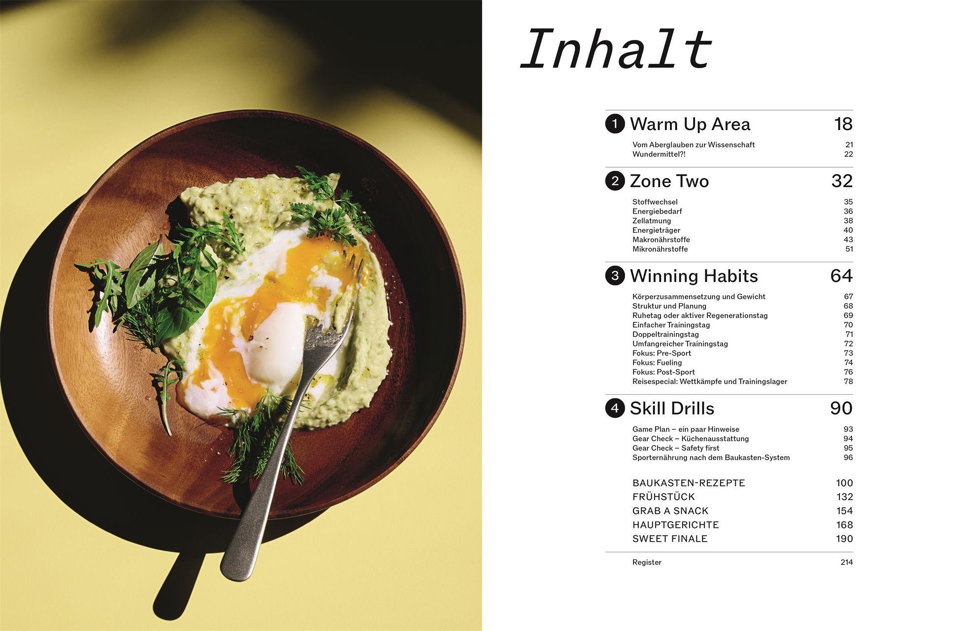 Beispielinhalt (Bild) Train, Eat, Repeat