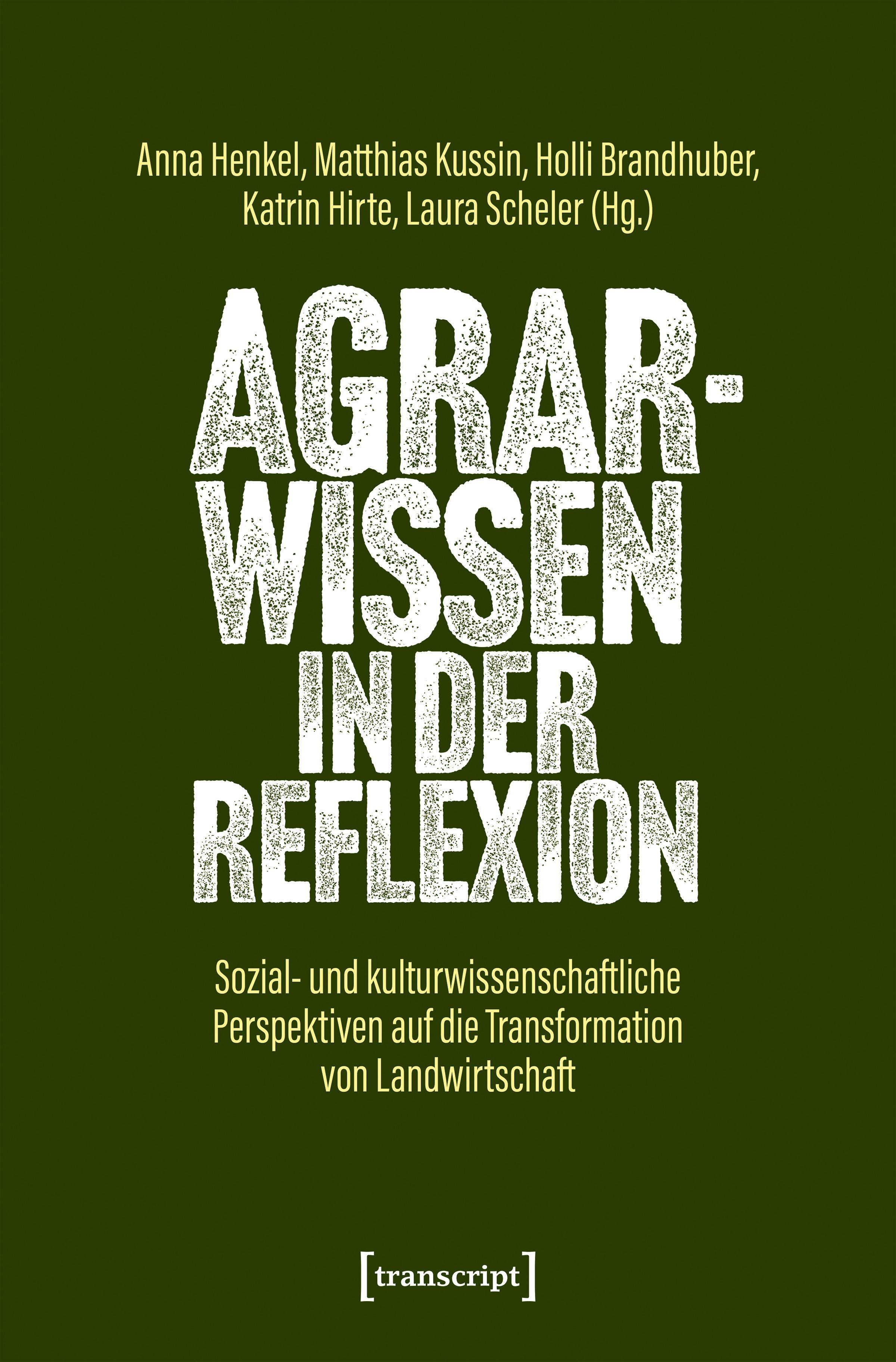 Vorderes Coverbild Agrarwissen in der Reflexion