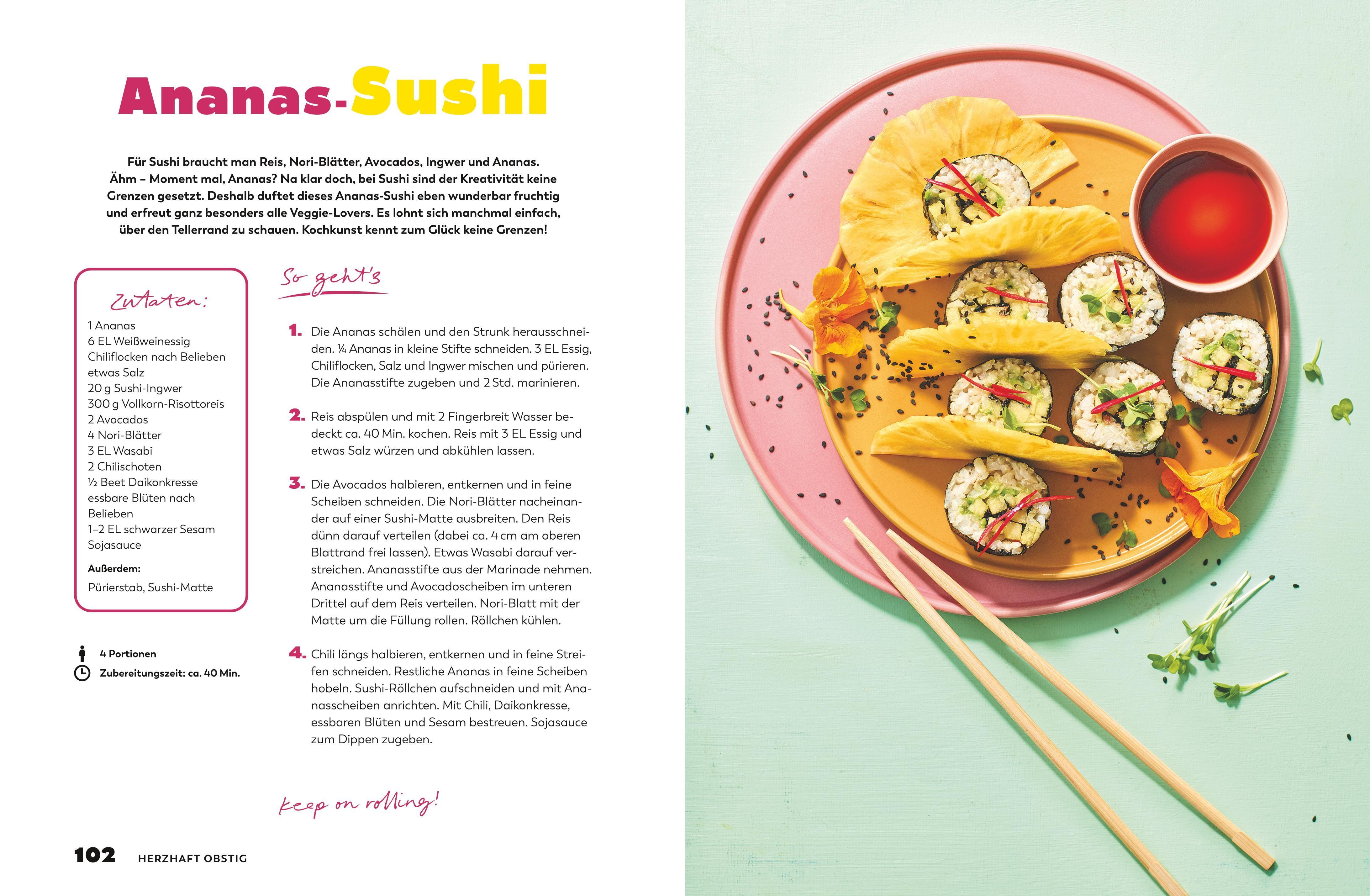 Beispielinhalt (Bild) Fruit up your life