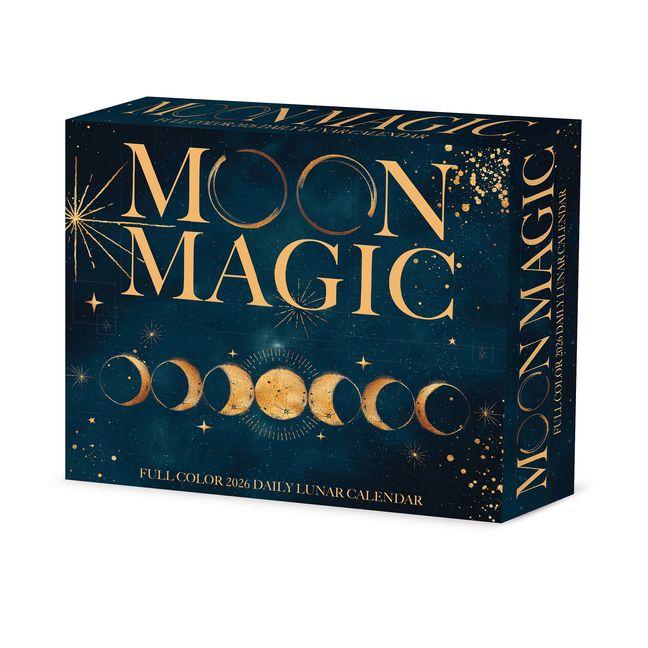 Vorderes Coverbild Moon Magic 2026 5.4 X 6.2 Box Calendar