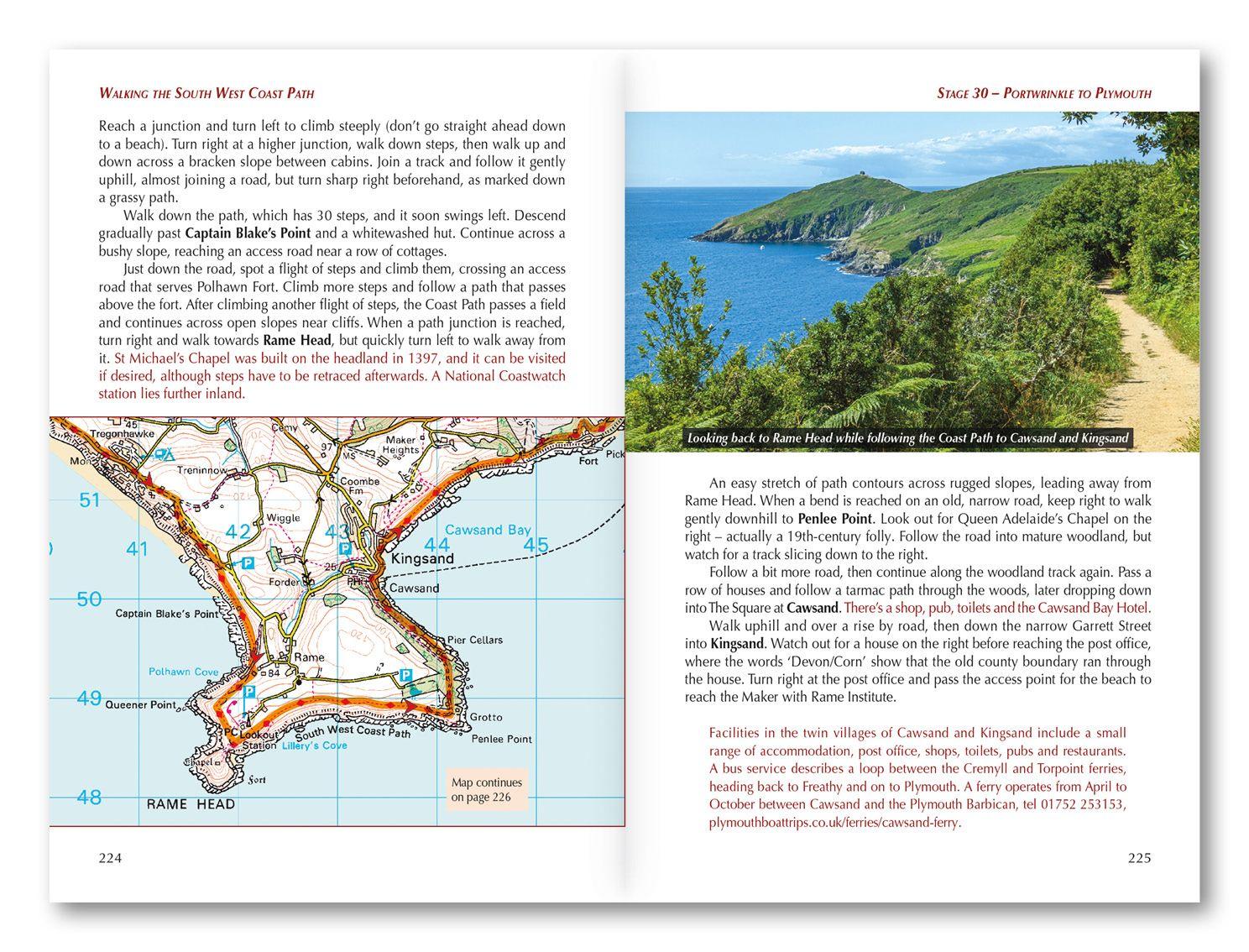 Beispielinhalt (Bild) Walking the South West Coast Path