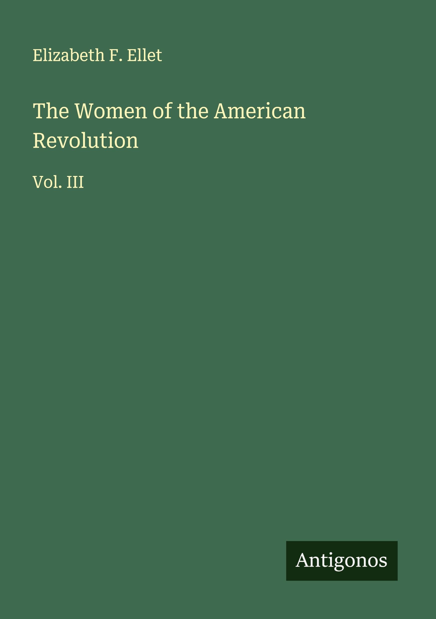 Vorderes Coverbild The Women of the American Revolution