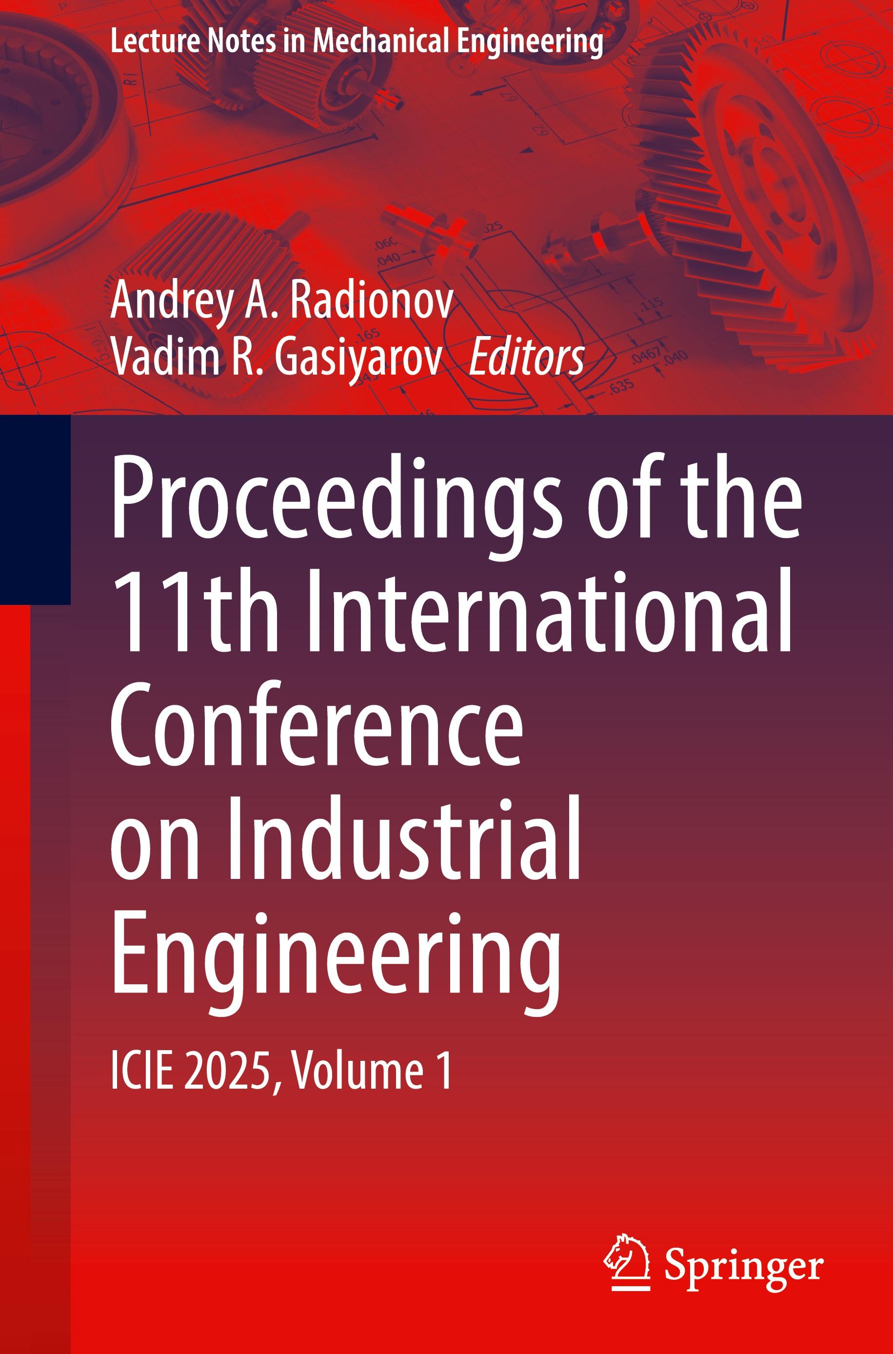 Vorderes Coverbild Proceedings of the 11th International Conference on Industrial Engineering