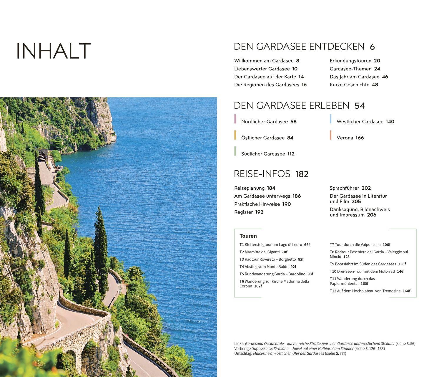 Beispielinhalt (Bild) Vis-à-Vis Reiseführer Gardasee