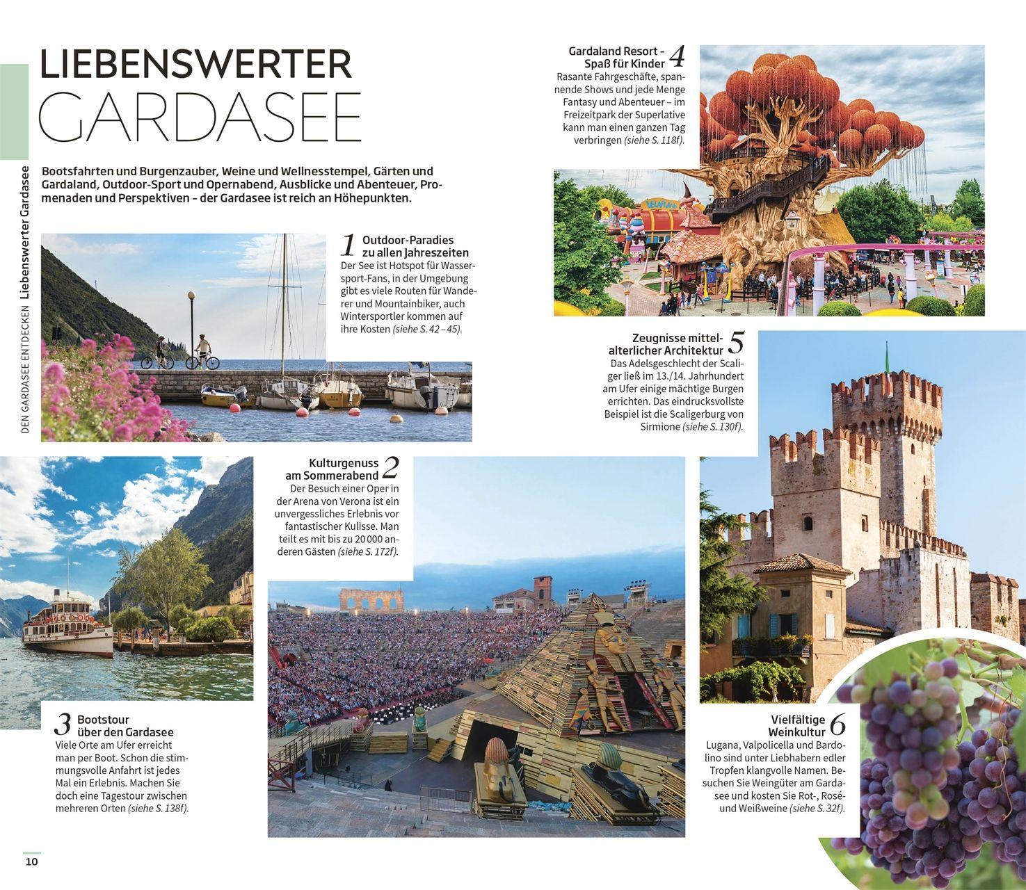 Beispielinhalt (Bild) Vis-à-Vis Reiseführer Gardasee