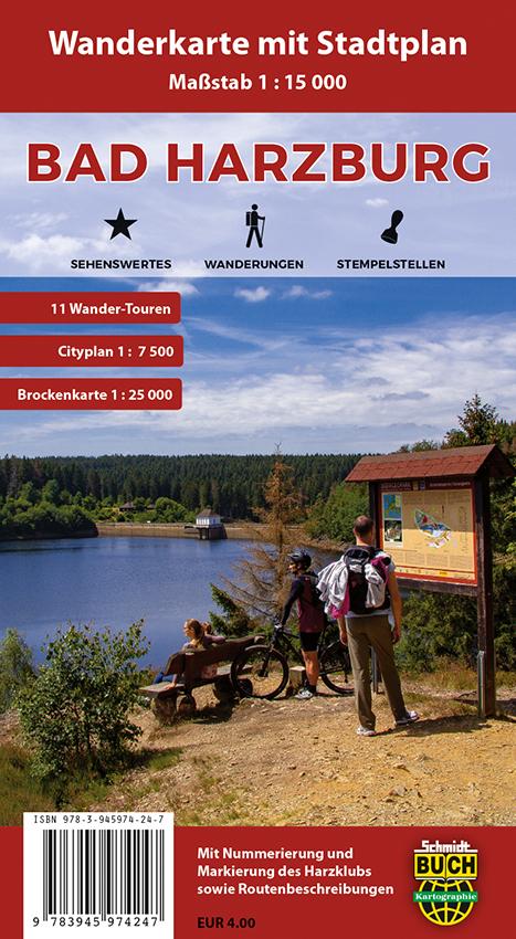 Vorderes Coverbild Bad Harzburg 1:15 000