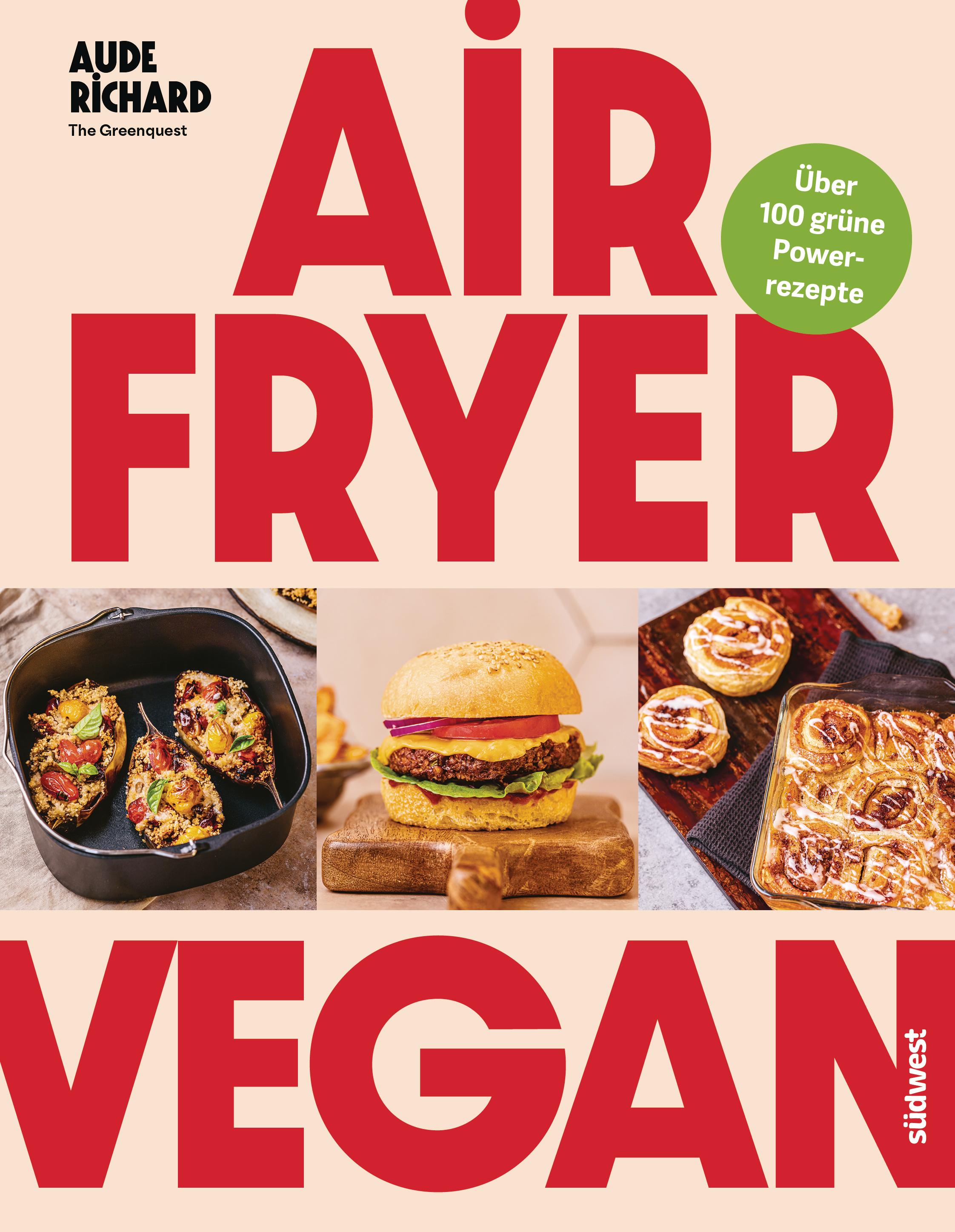 Vorderes Coverbild Airfryer Vegan