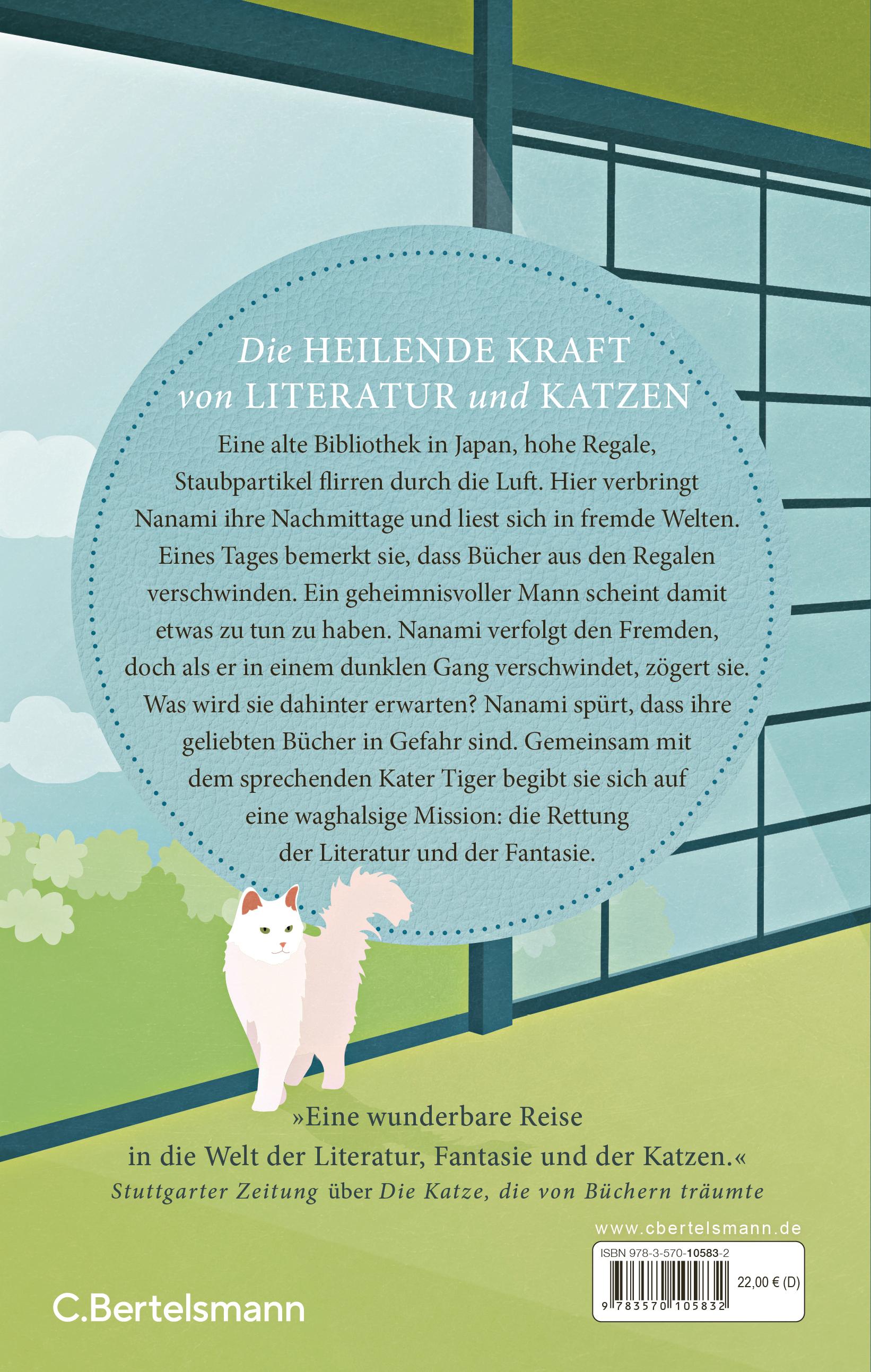Beispielinhalt (Bild) Die Katze, die unsere Bücher rettete