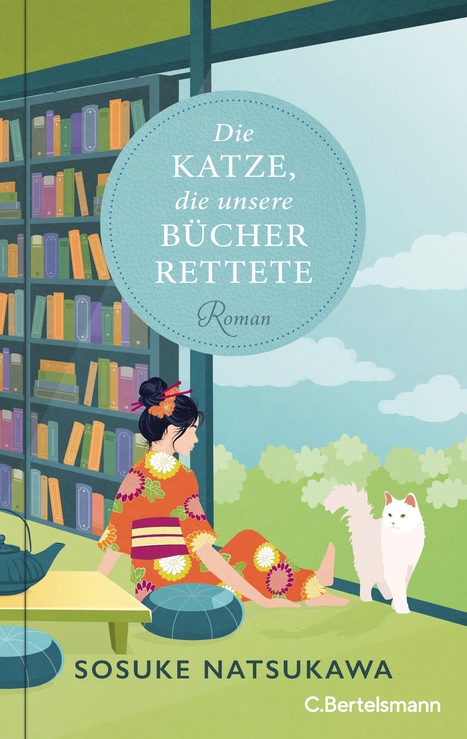 Vorderes Coverbild Die Katze, die unsere Bücher rettete