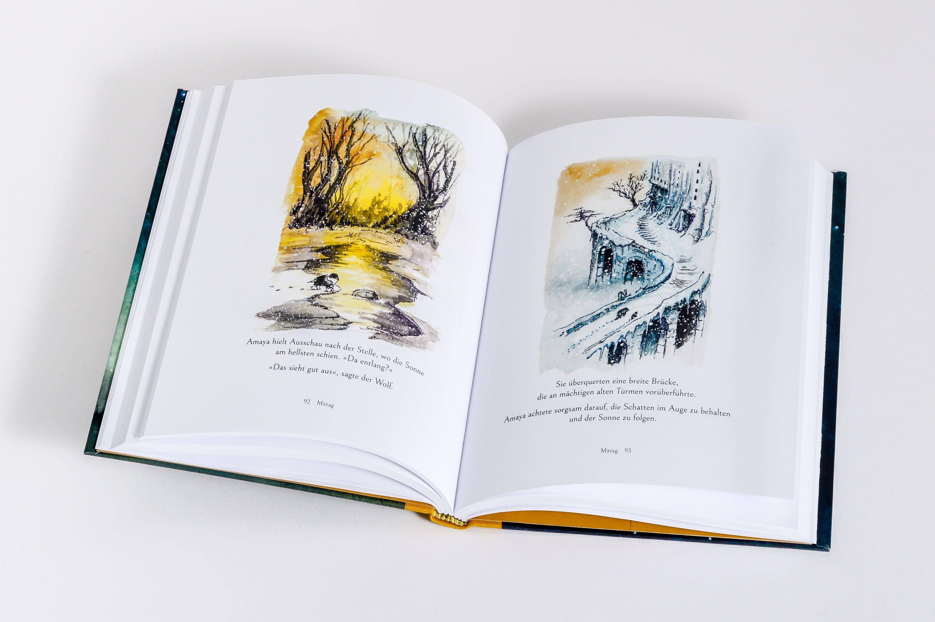 Beispielinhalt (Bild) Der Hund, der dem Mond folgte