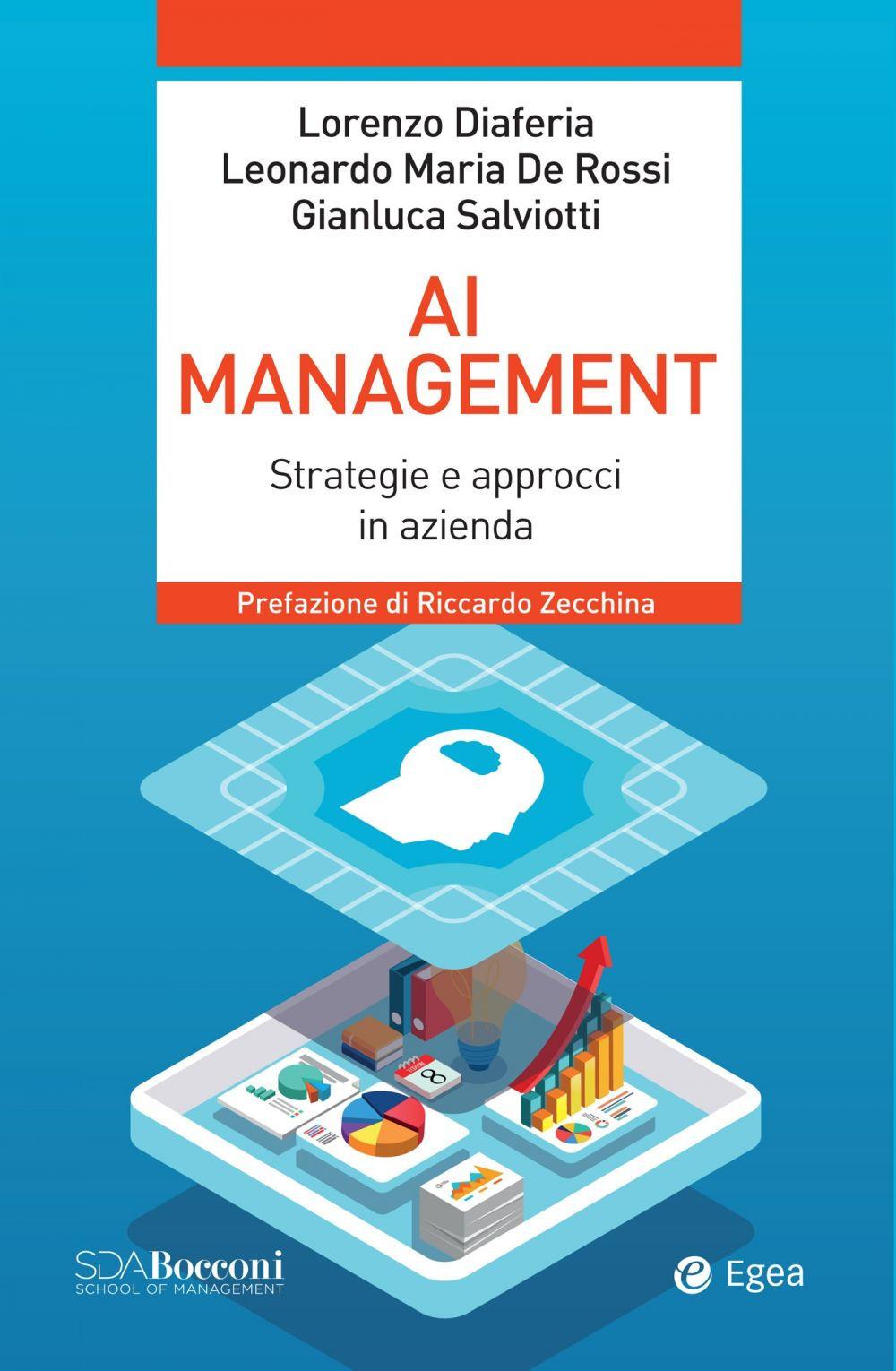 Vorderes Coverbild AI management. Strategie e approcci in azienda
