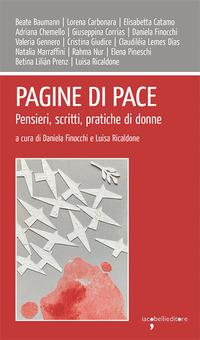 Vorderes Coverbild Pagine di pace. Pensieri, scritti, pratiche di donne