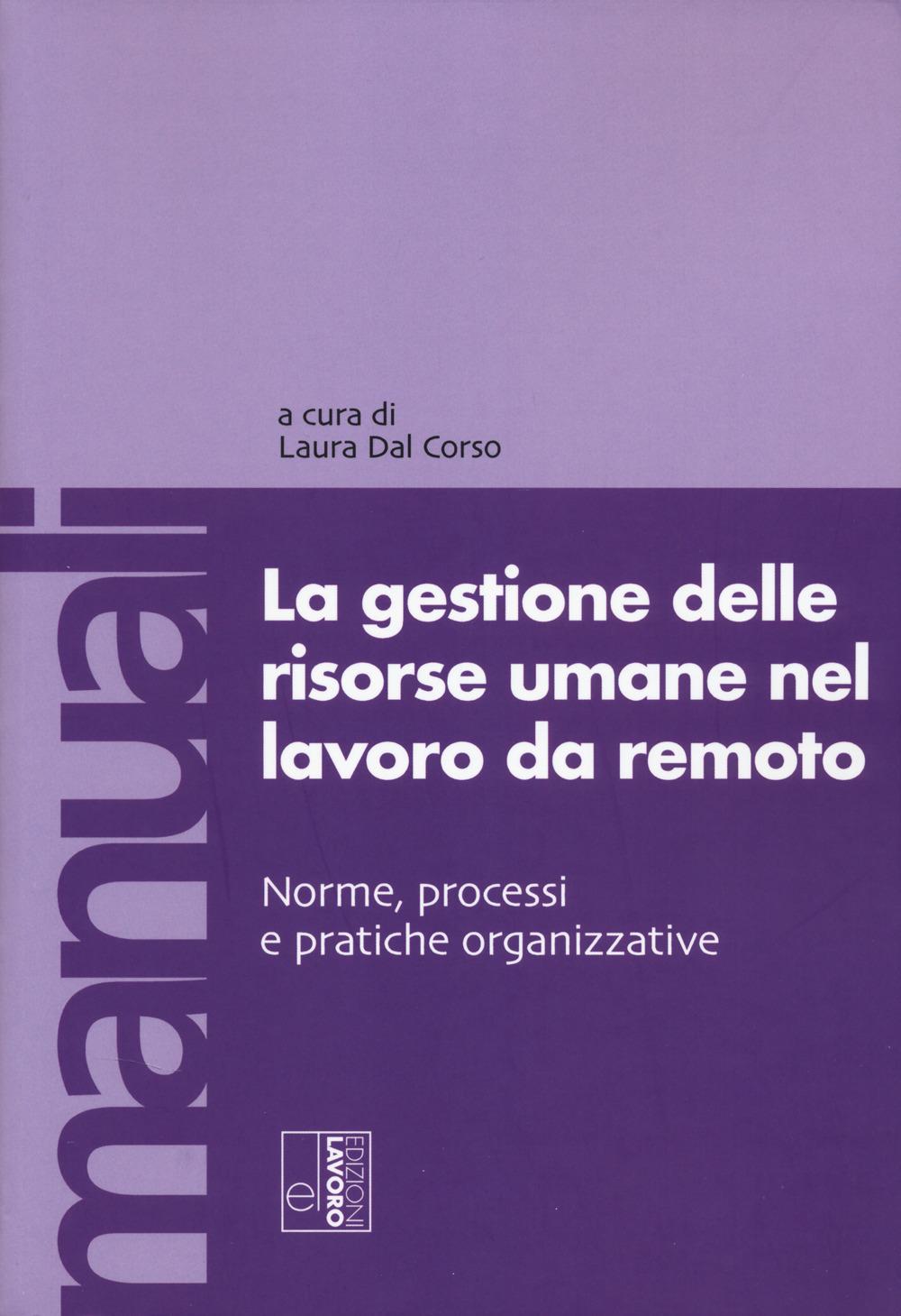 Vorderes Coverbild La gestione delle risorse umane nel lavoro da remoto