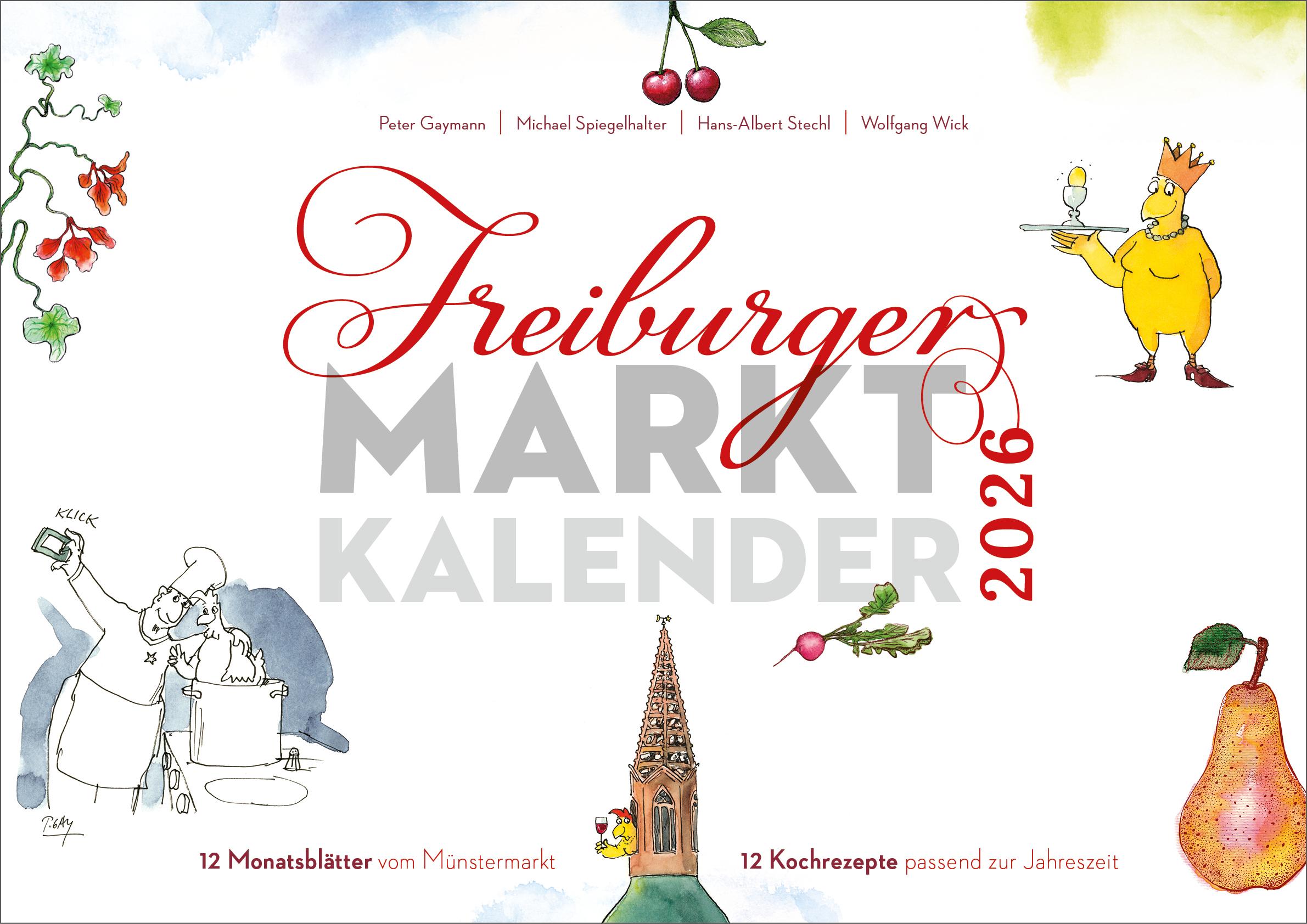 Vorderes Coverbild Freiburger Marktkalender 2026