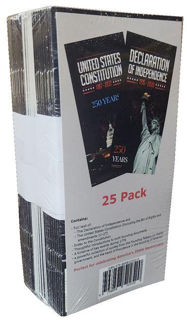 Vorderes Coverbild Pocket Declaration & Constitution - 250th Anniversary Edition (25-Pack)