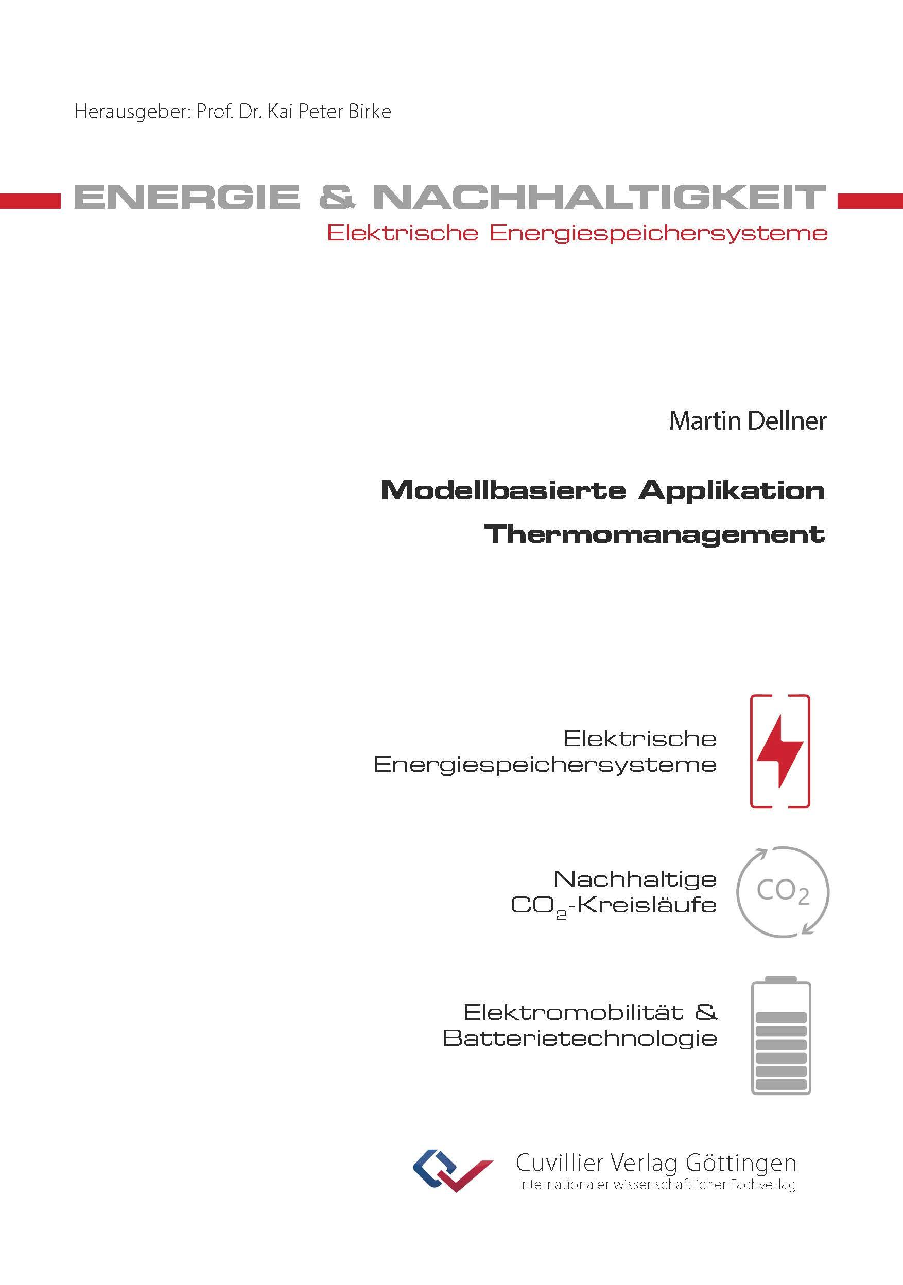 Vorderes Coverbild Modellbasierte Applikation Thermomanagement