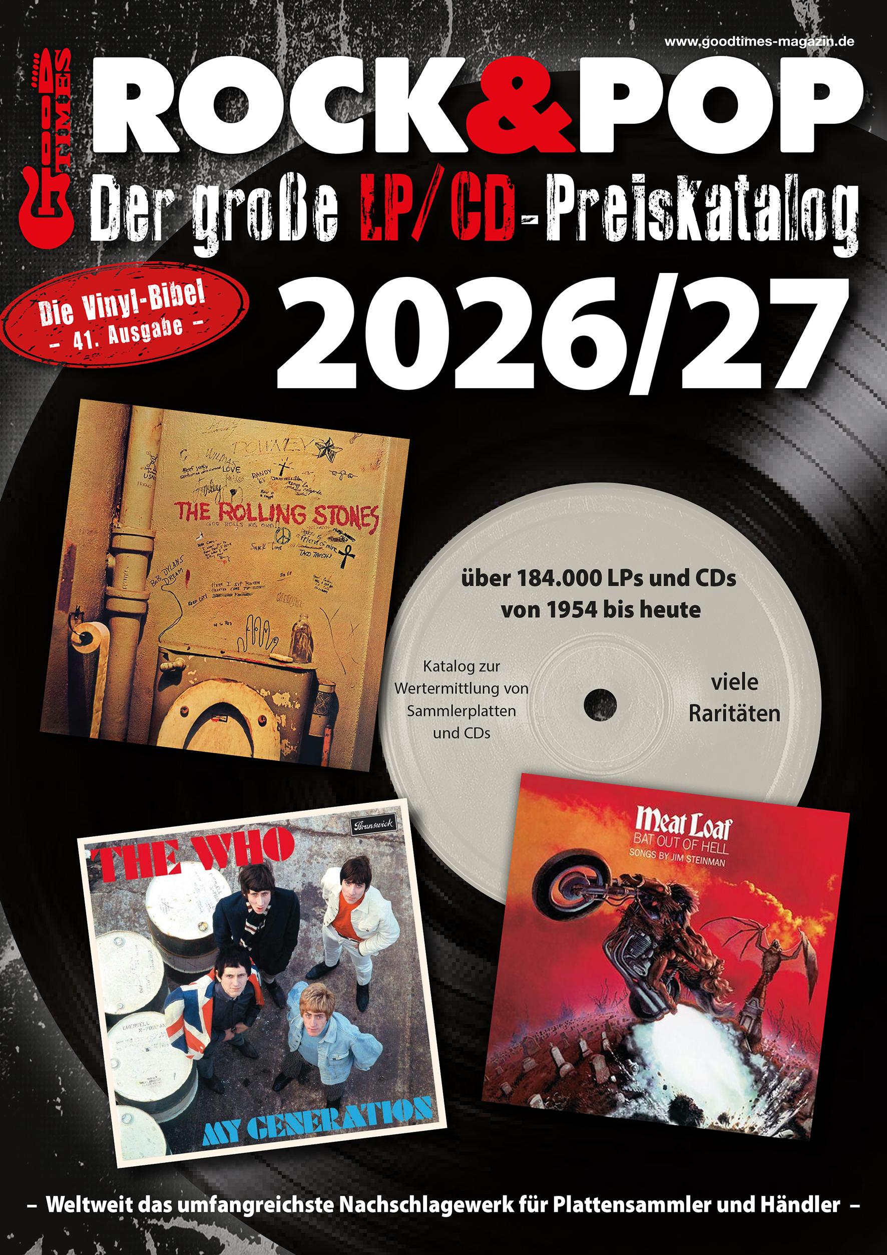 Vorderes Coverbild Der große Rock & Pop LP/CD Preiskatalog 2026/27