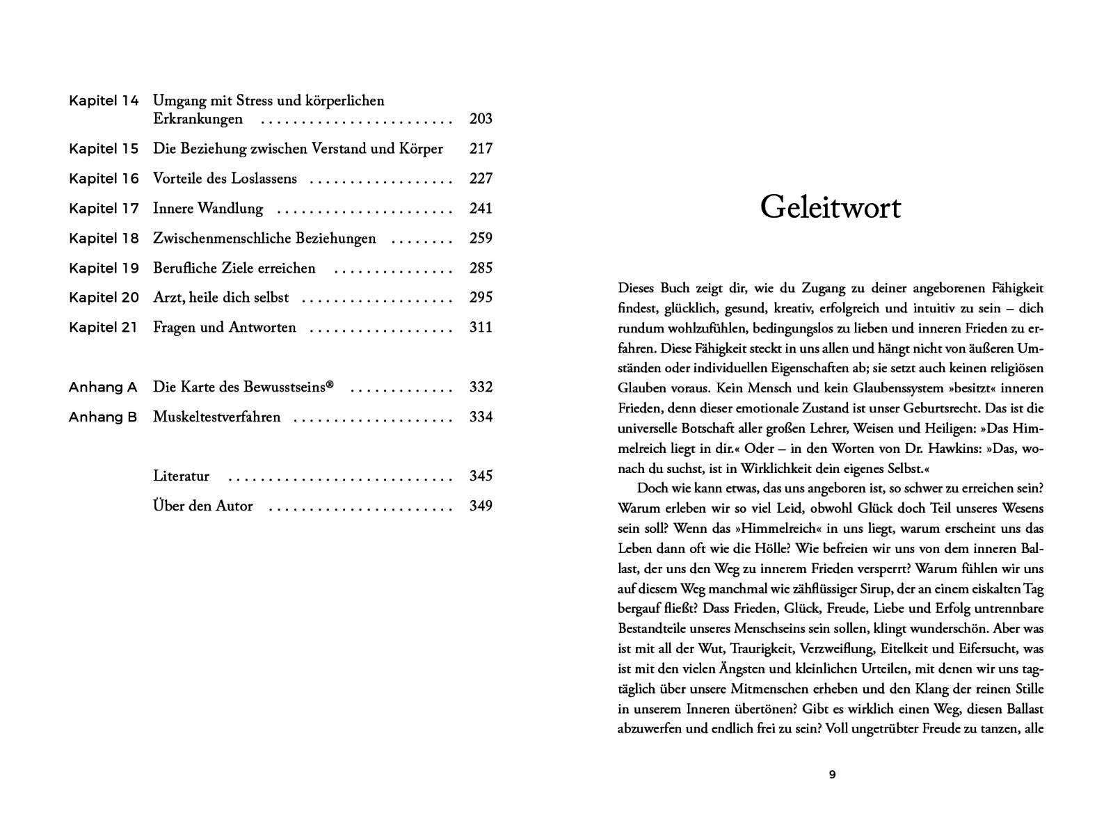 Beispielinhalt (Bild) Loslassen