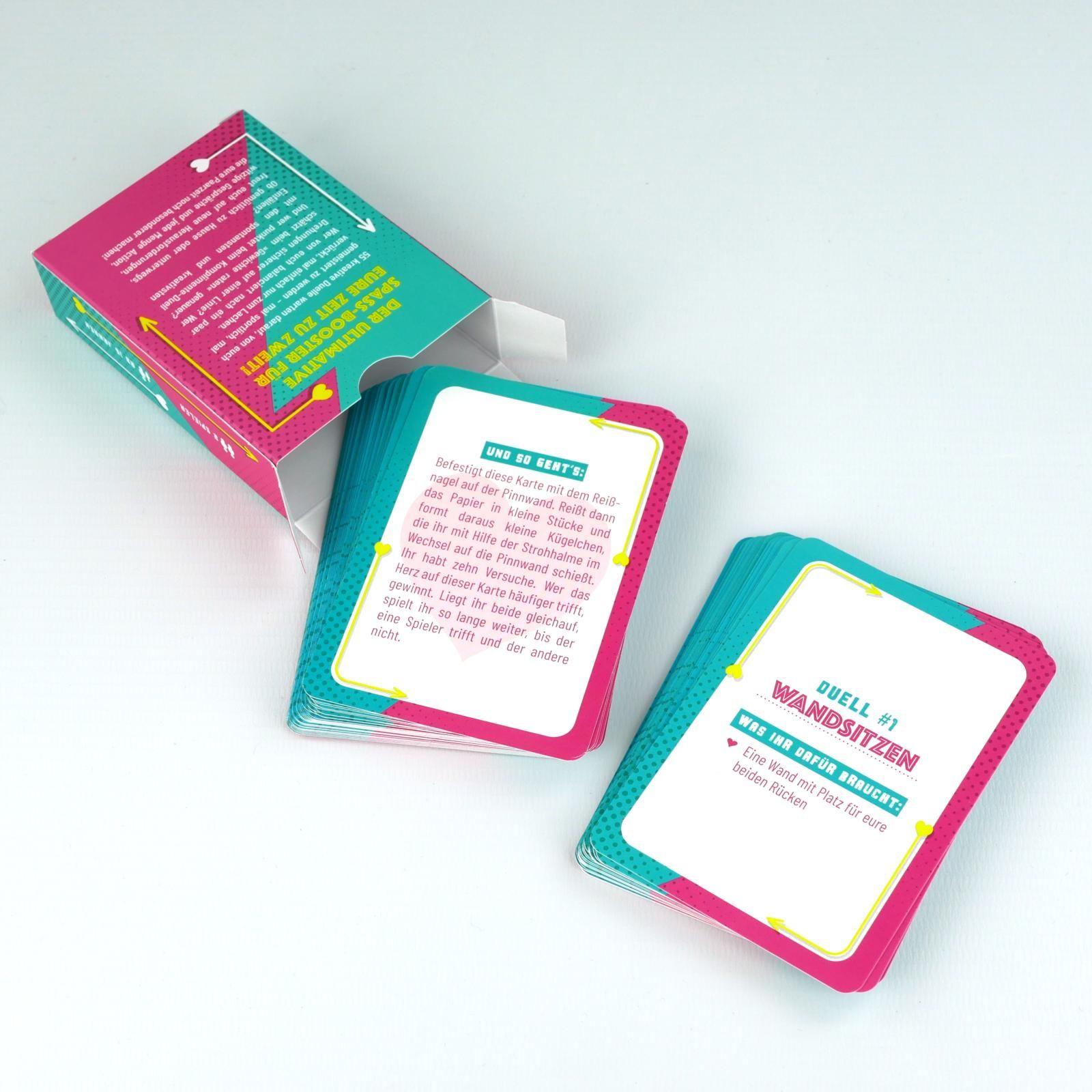 Beispielinhalt (Bild) Mit dir spiele ich am liebsten - Das ultimative Paarduell-Kartenspiel