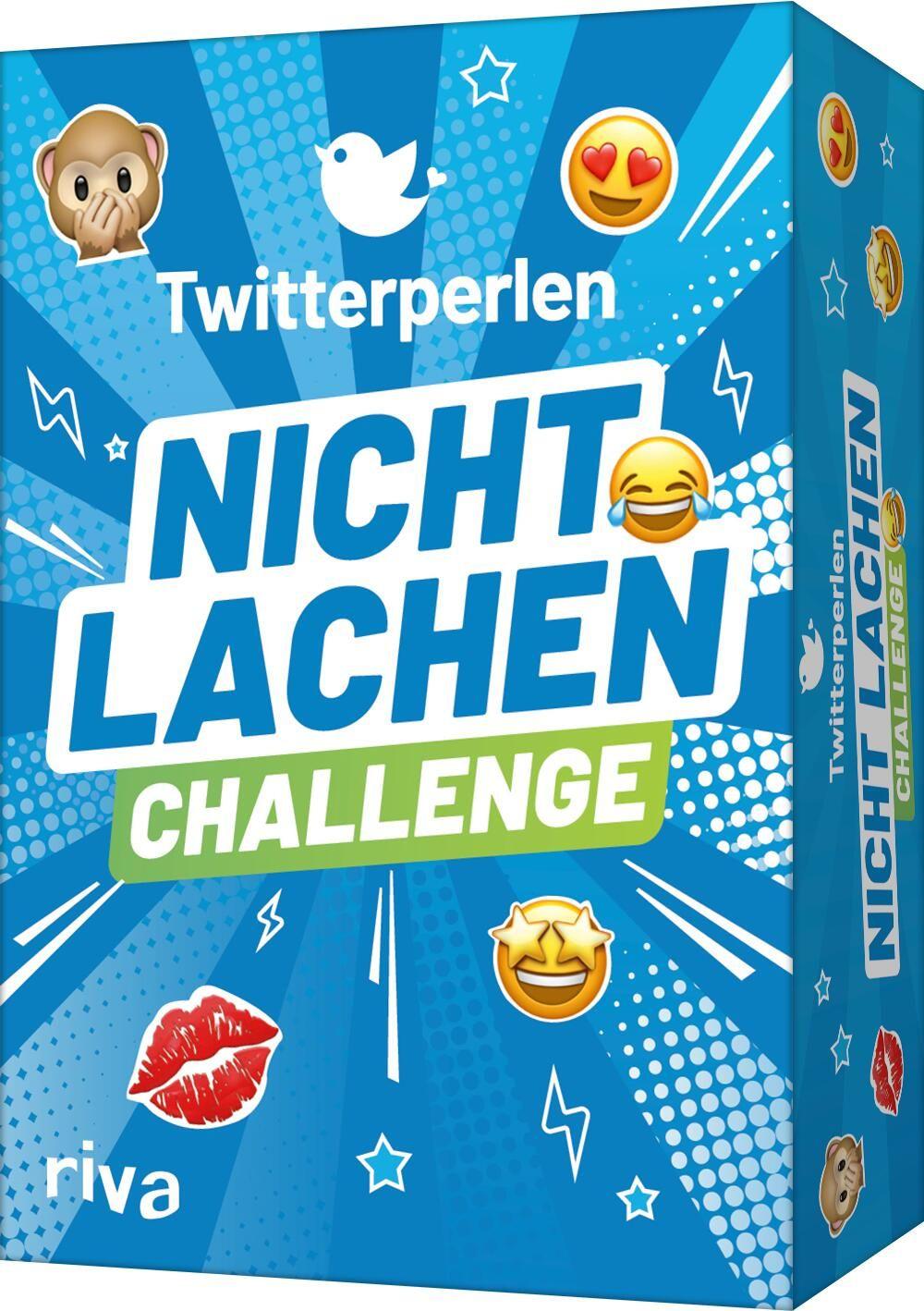 Vorderes Coverbild Twitterperlen - Die Nicht-lachen-Challenge
