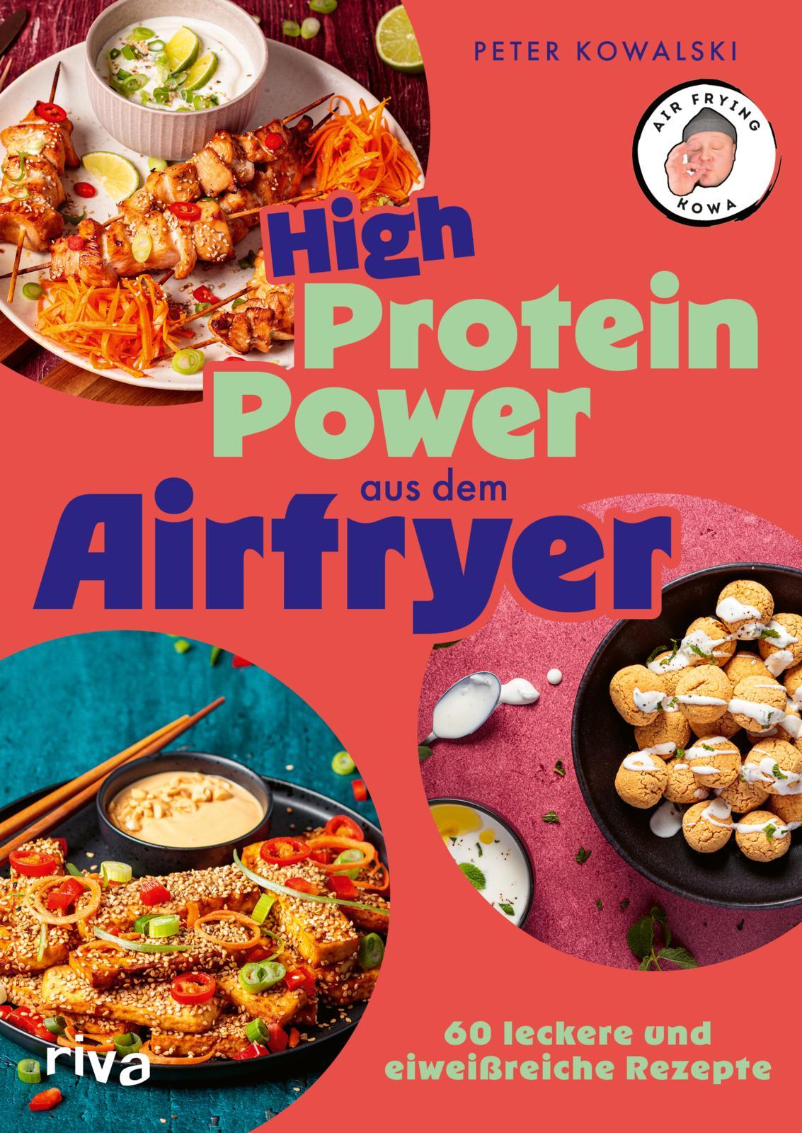Vorderes Coverbild High-Protein-Power aus dem Airfryer
