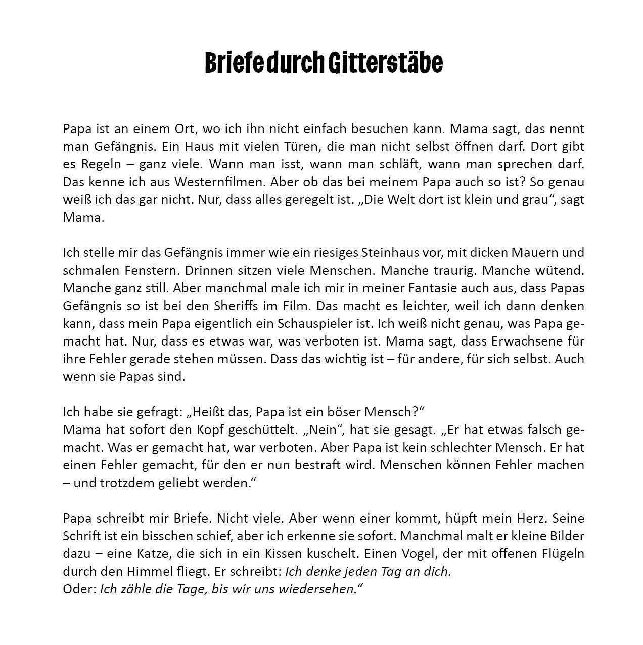Beispielinhalt (Bild) Wo ist Papa? Einfühlsame Kinder-Kurzgeschichten über das Leben ohne Vater