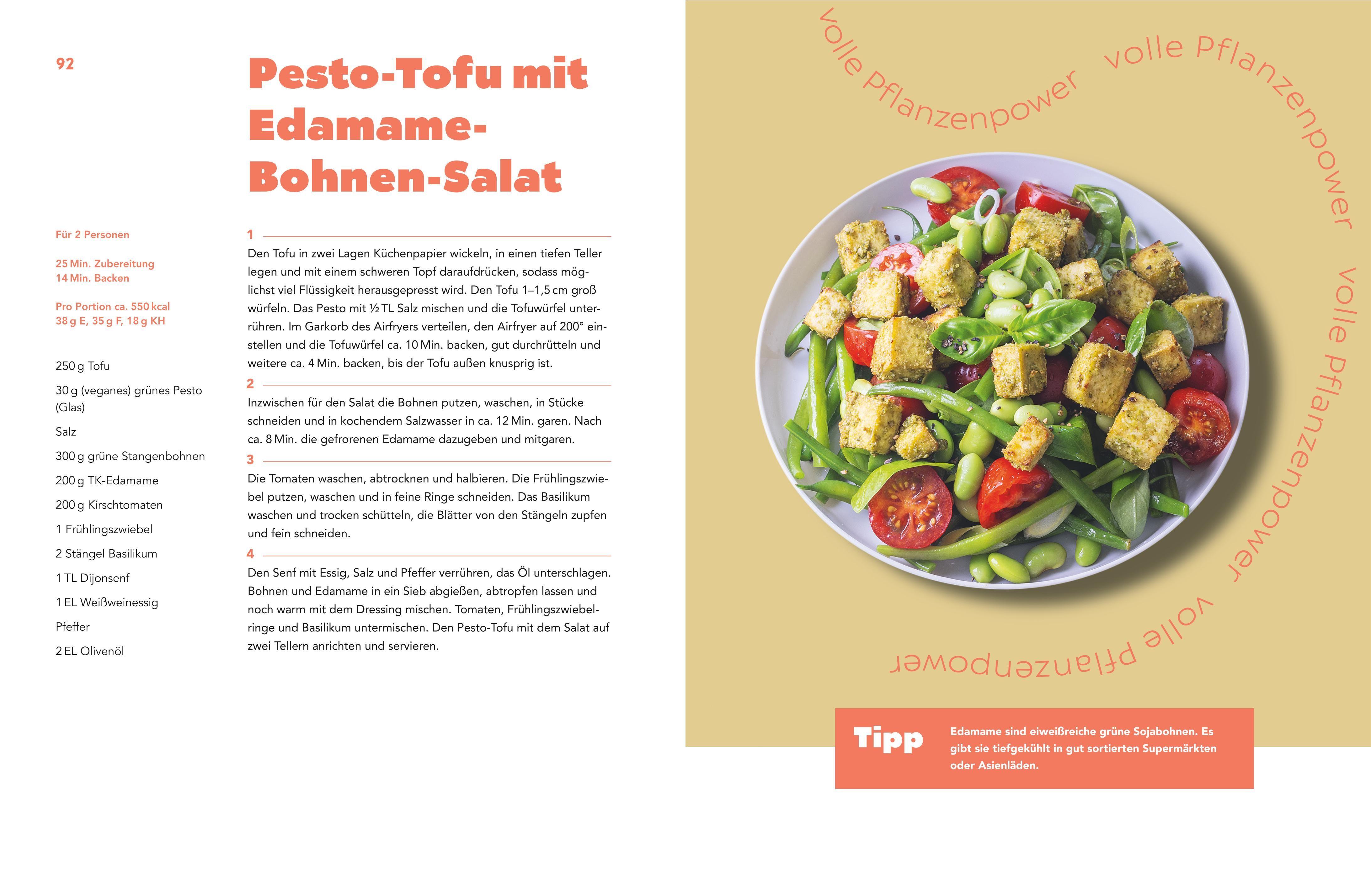 Beispielinhalt (Bild) Lieblingsrezepte aus deinem Airfryer - High Protein