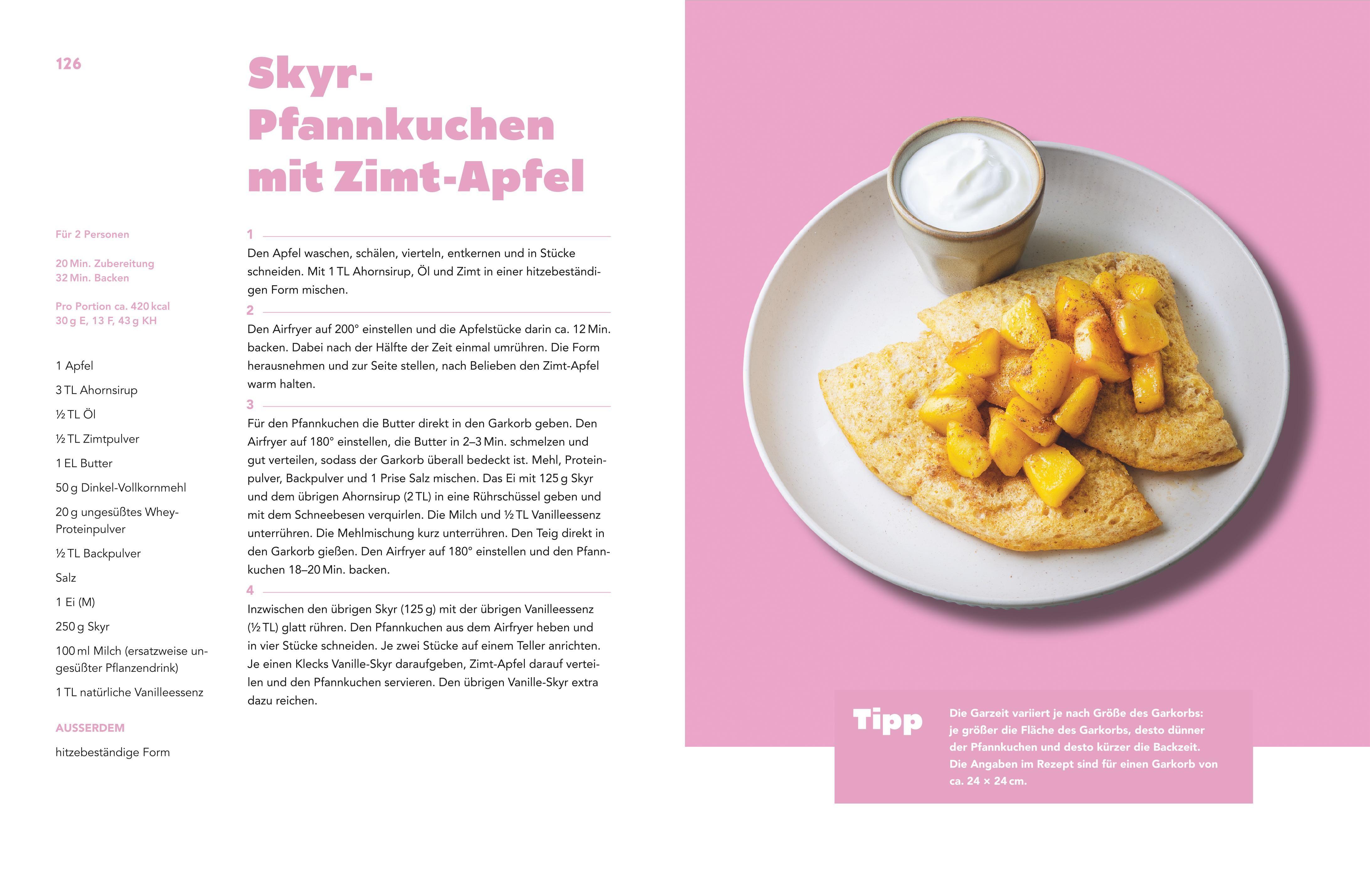 Beispielinhalt (Bild) Lieblingsrezepte aus deinem Airfryer - High Protein