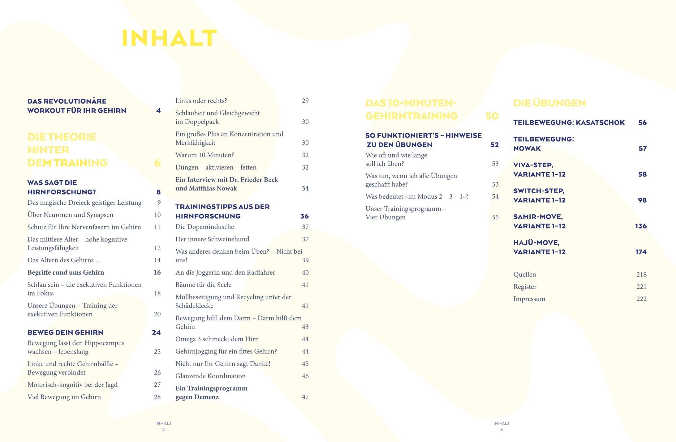 Beispielinhalt (Bild) 10-Minuten-Gehirntraining